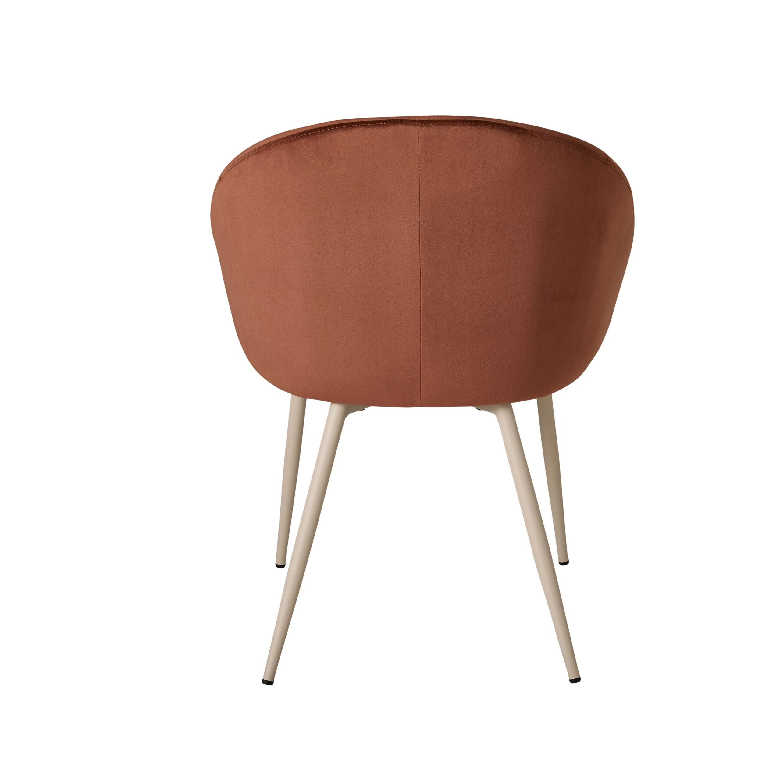 Aubrey Velvet Dining Chair Toffee - Image 4