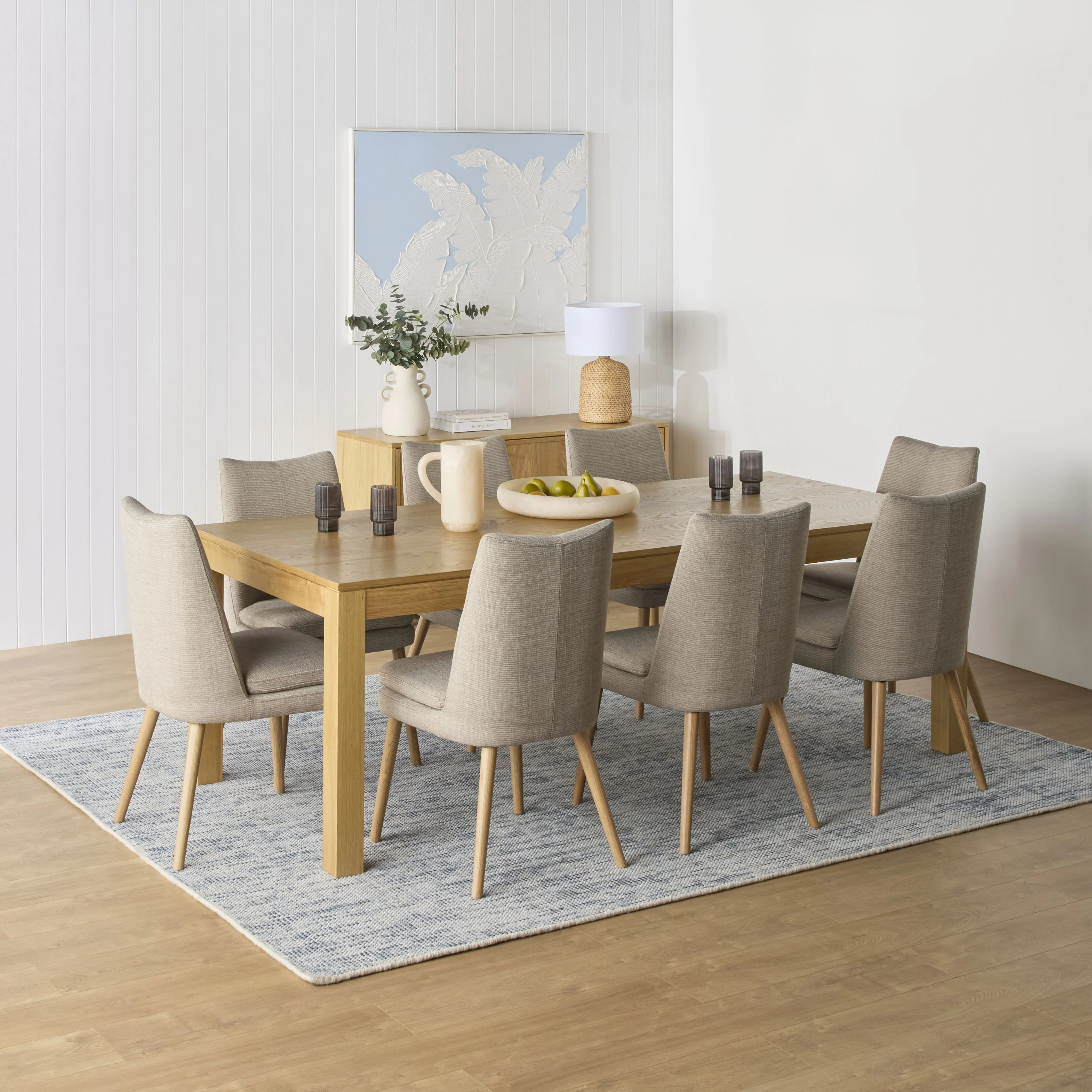Aura Fabric Dining Chair Grey - Image 14