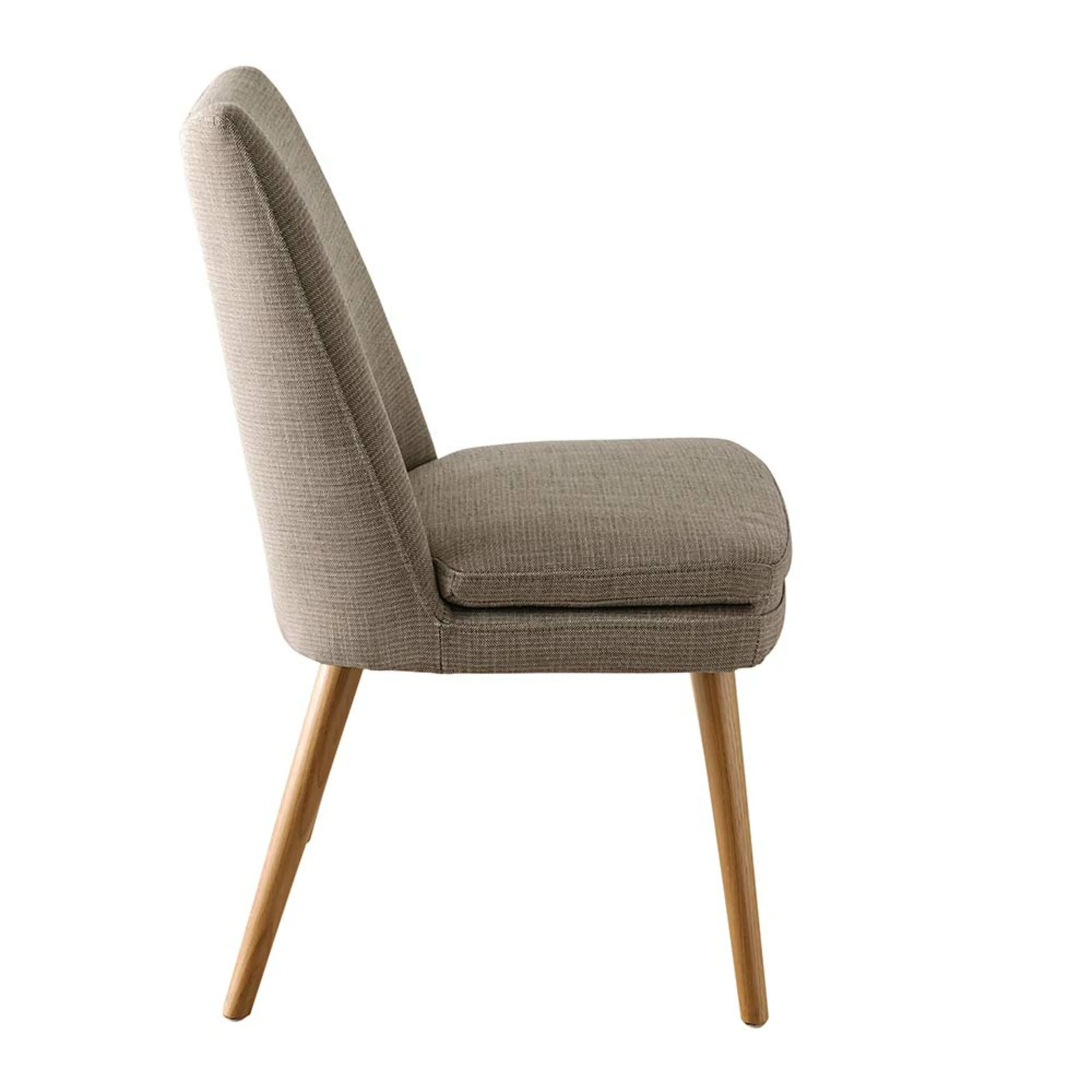 Aura Fabric Dining Chair Grey - Image 3