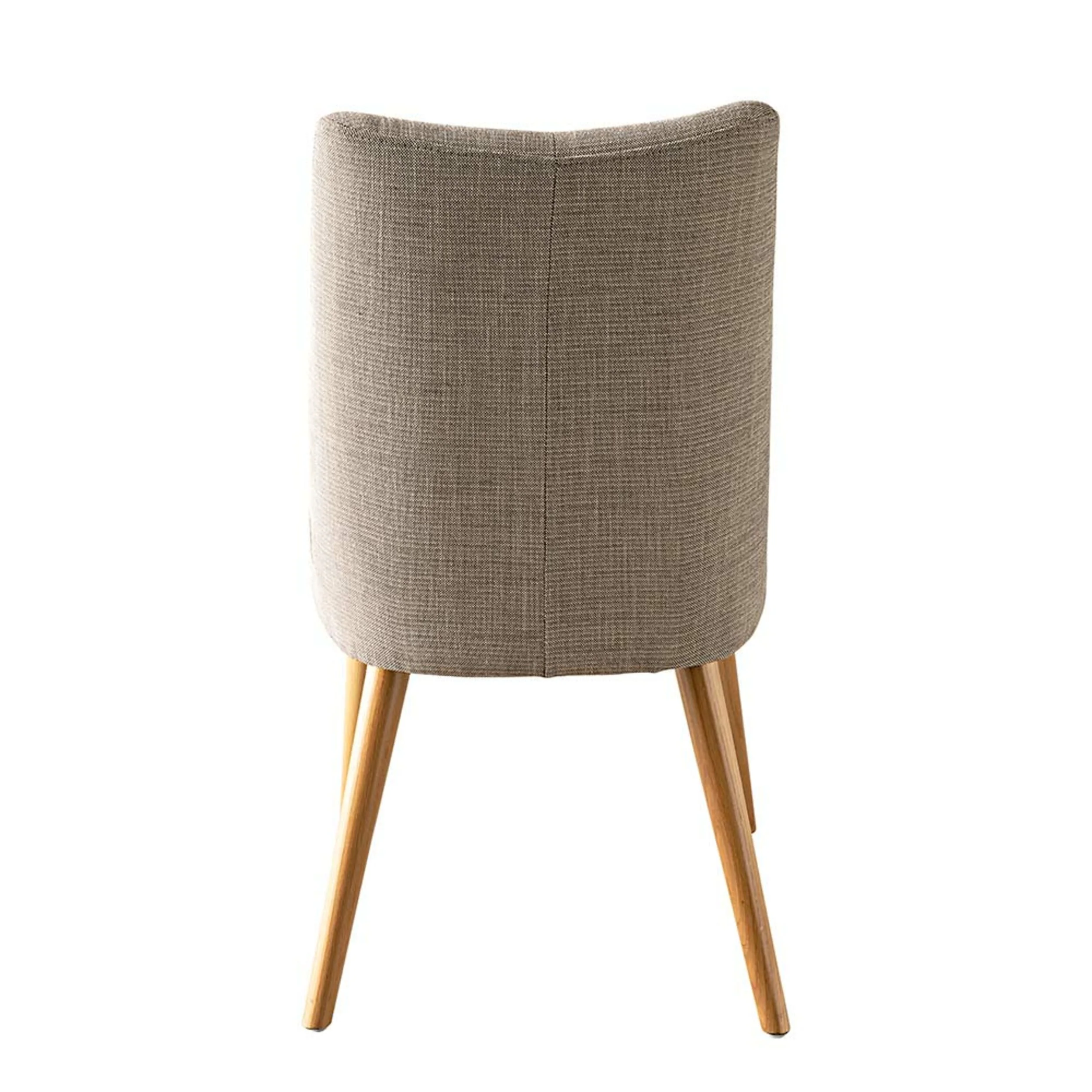 Aura Fabric Dining Chair Grey - Image 4
