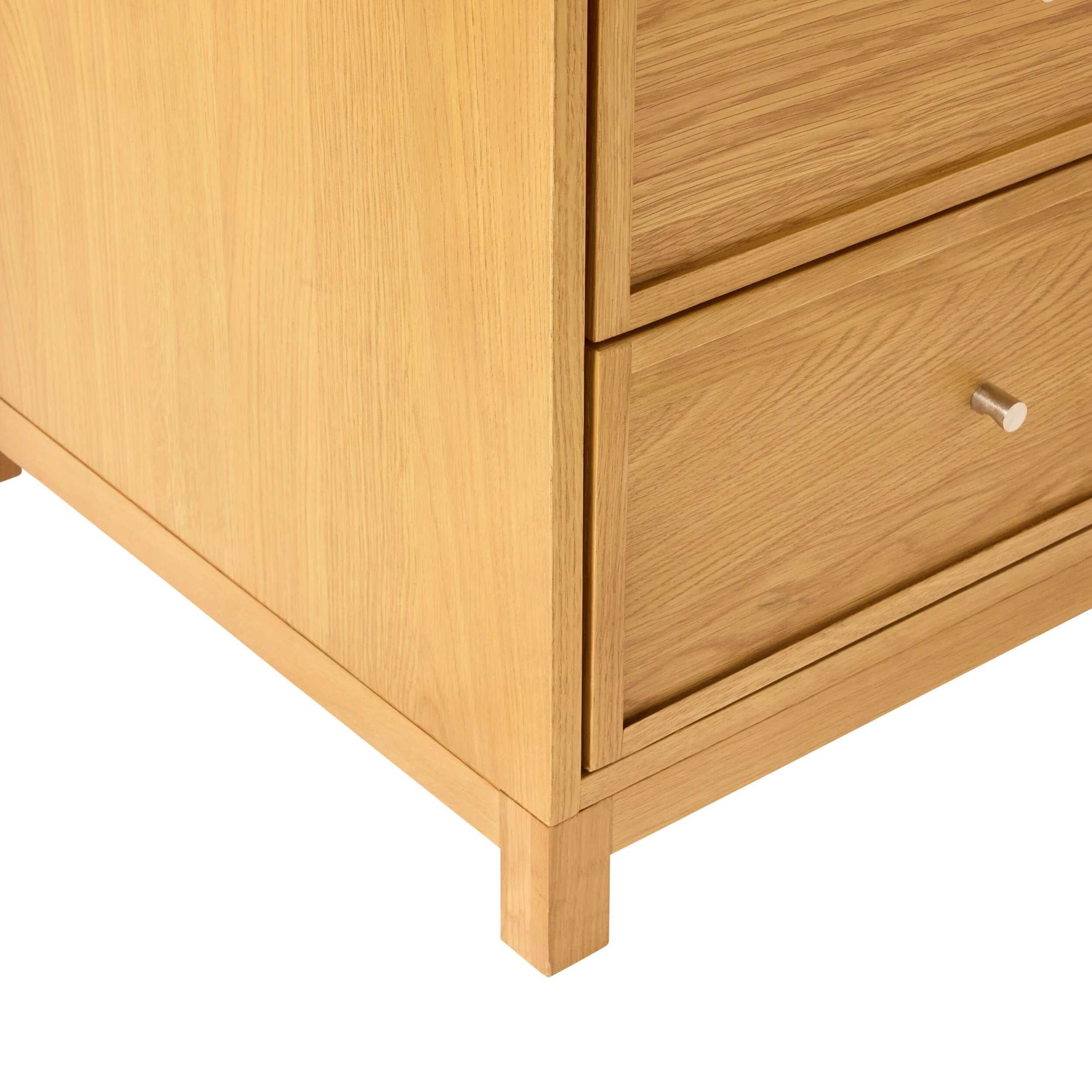 Avalon 2 Drawer Wardrobe Light Oak - Image 6