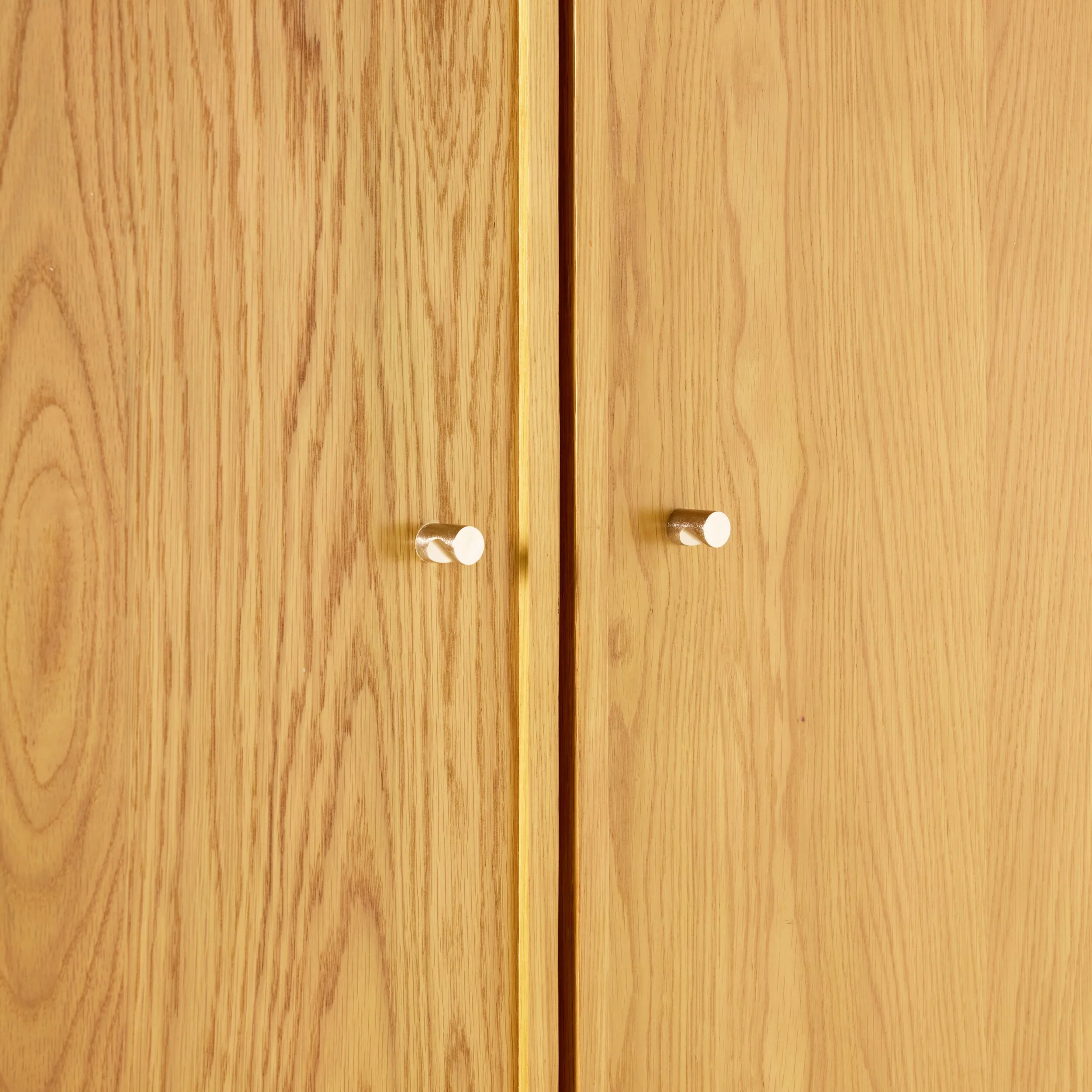 Avalon 2 Drawer Wardrobe Light Oak - Image 7