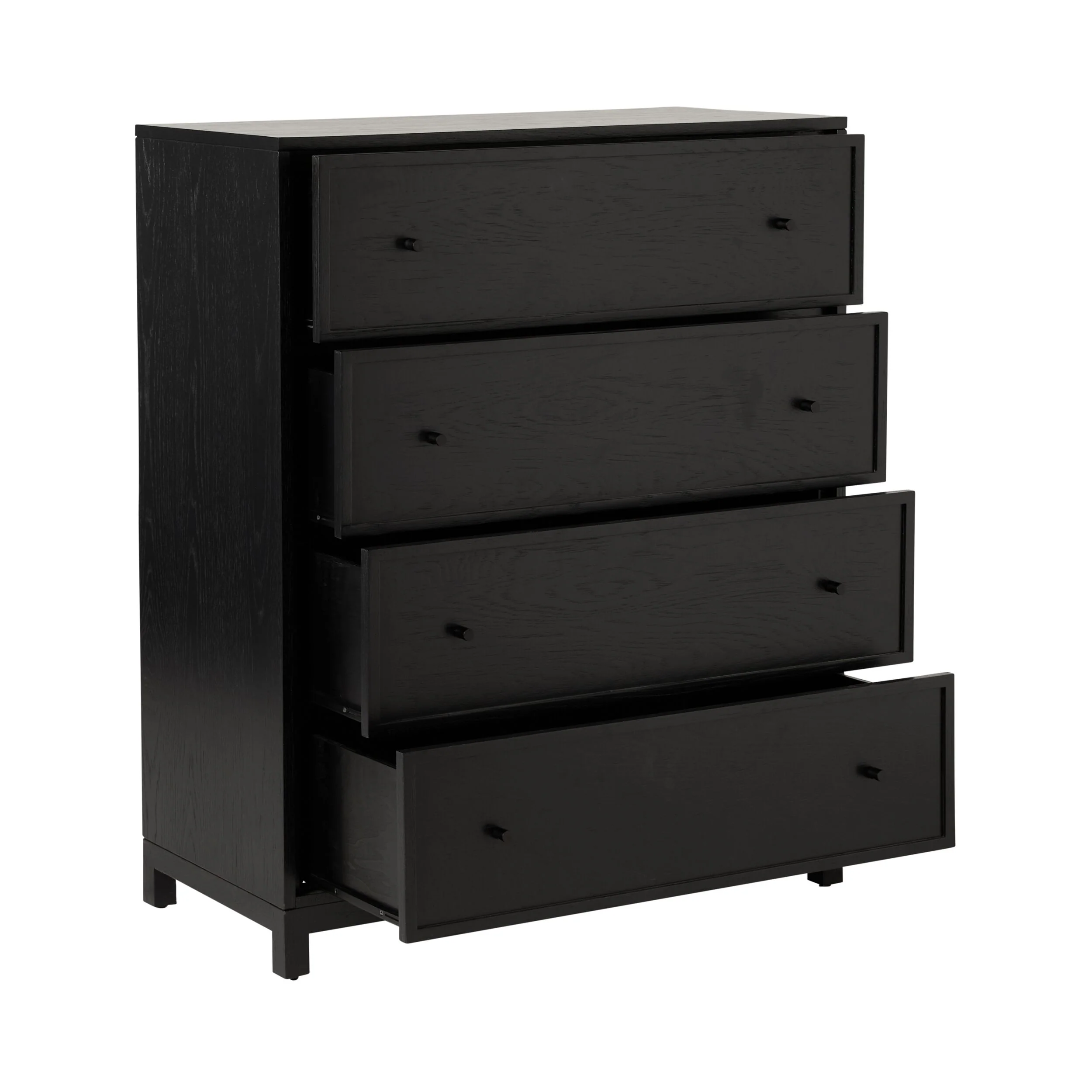 Avalon 4 Drawer Chest Black - Image 3