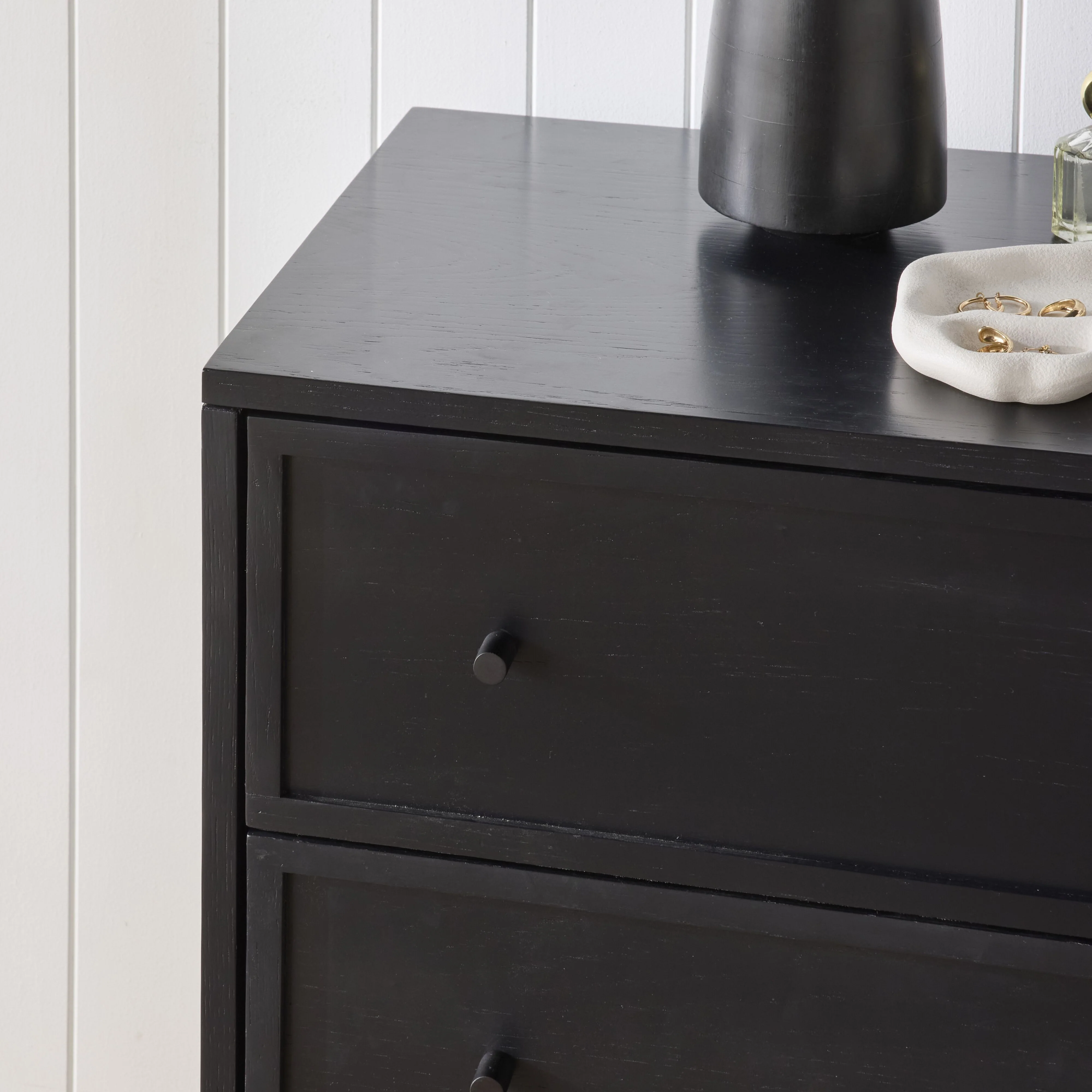 Avalon 6 Drawer Chest Black - Image 10