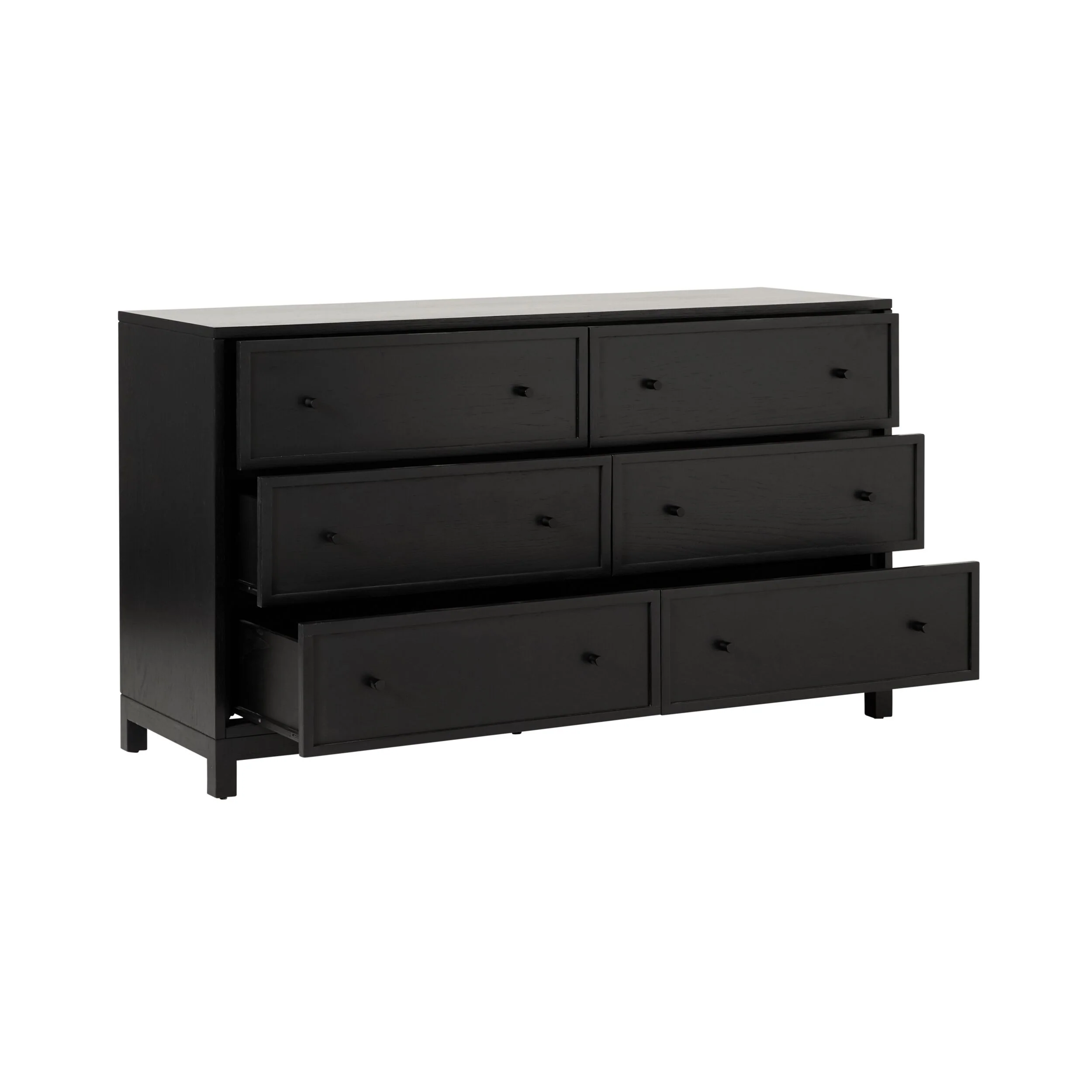 Avalon 6 Drawer Chest Black - Image 3