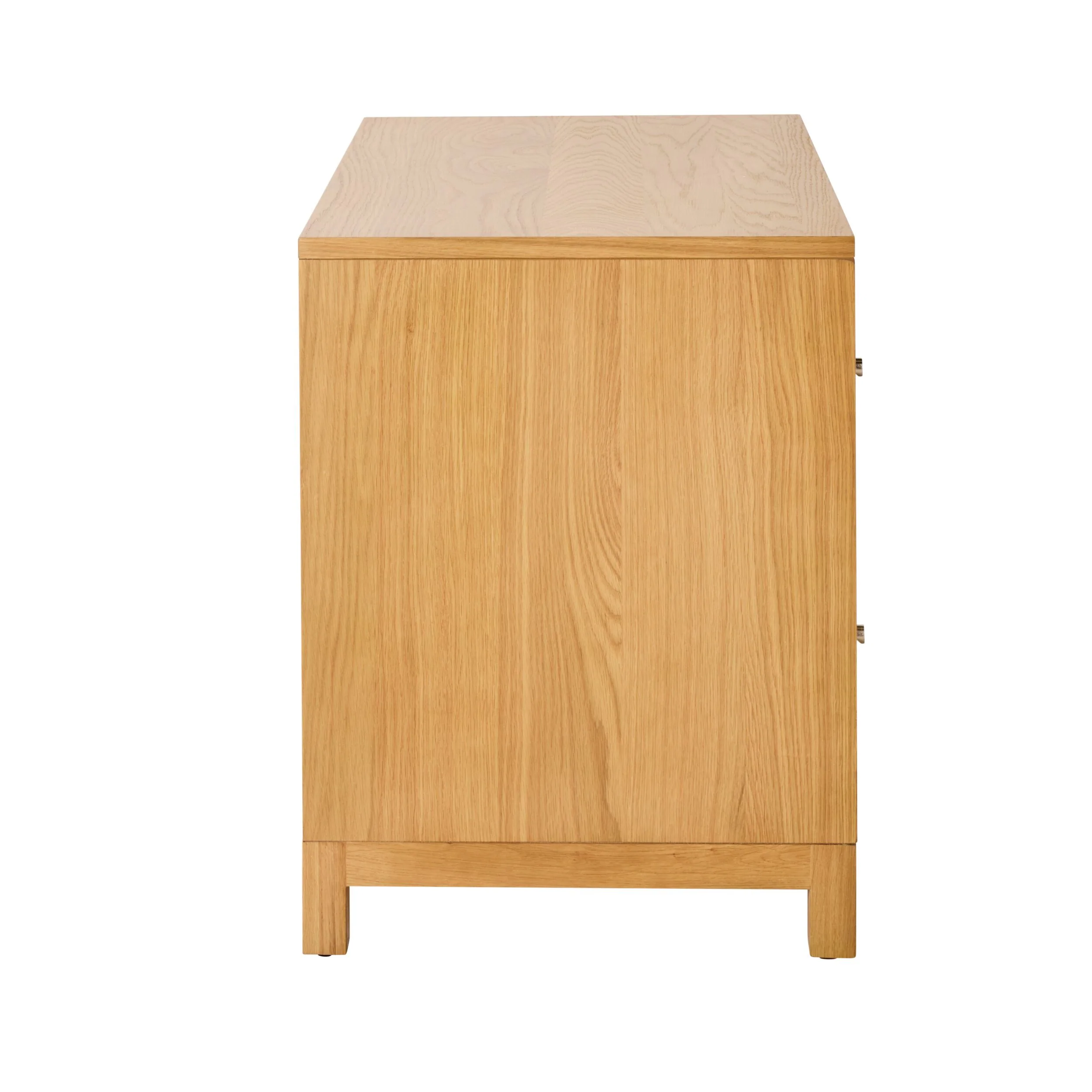 Avalon Large 2 Drawer Bedside Light Oak - Image 4