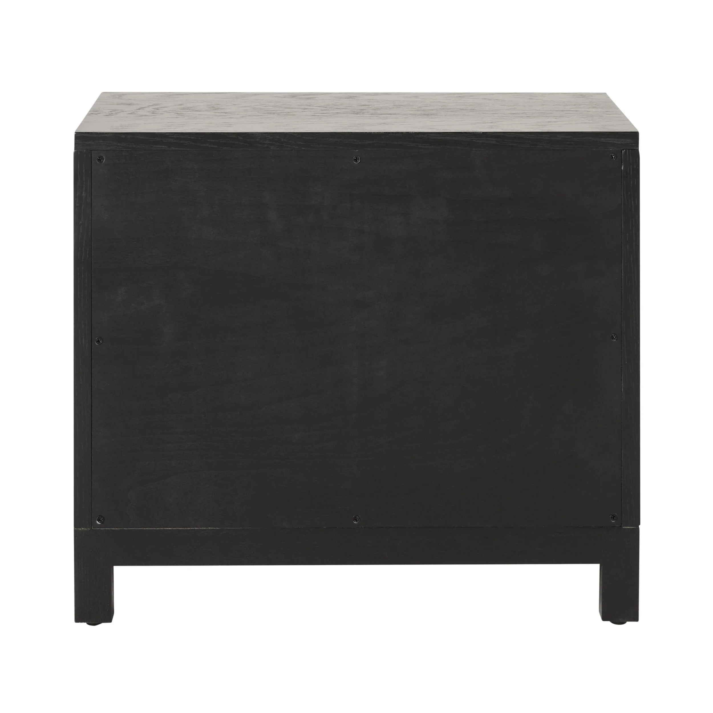 Avalon Small 2 Drawer Bedside Black - Image 5