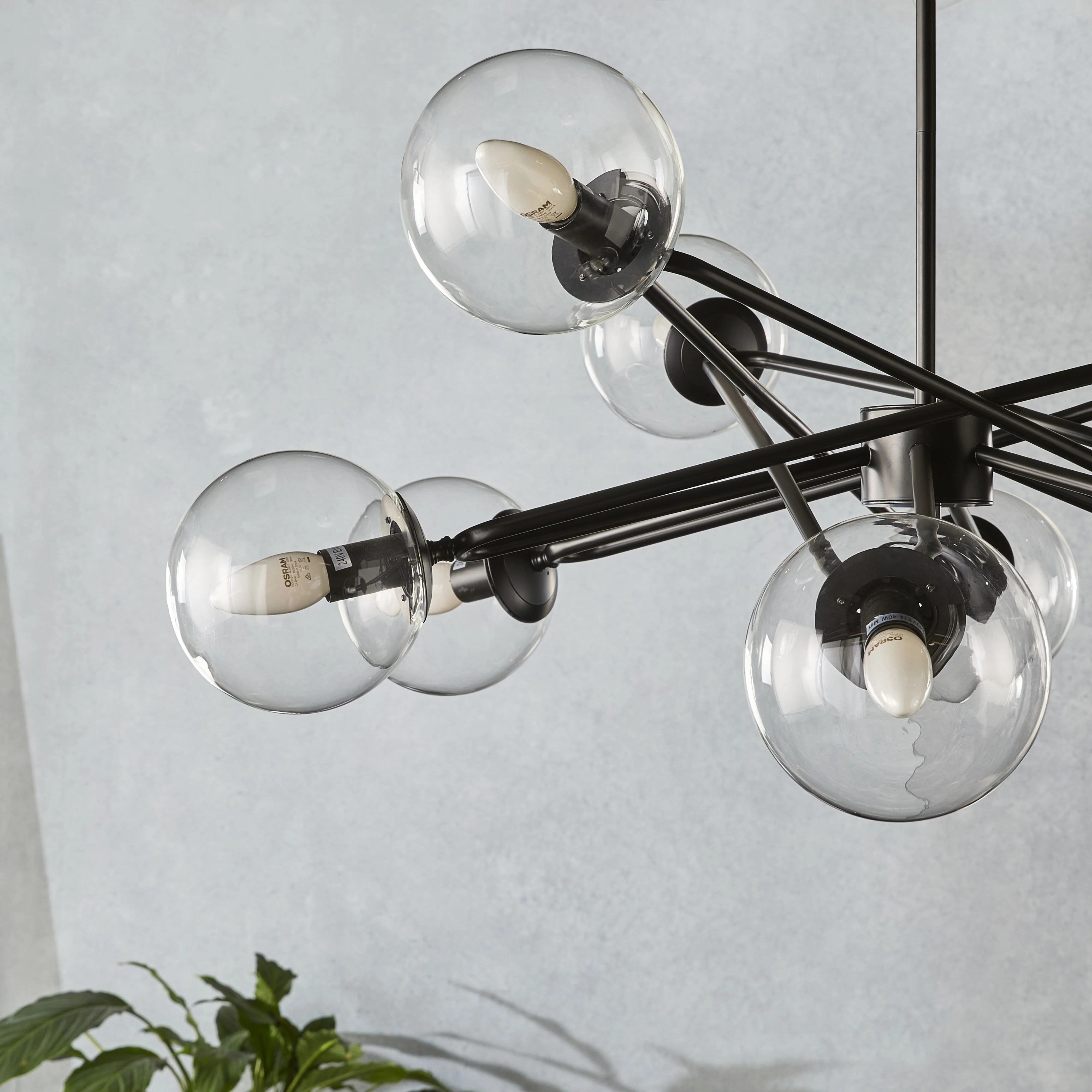 Azura 9 Light Pendant 95x40cm - Image 3