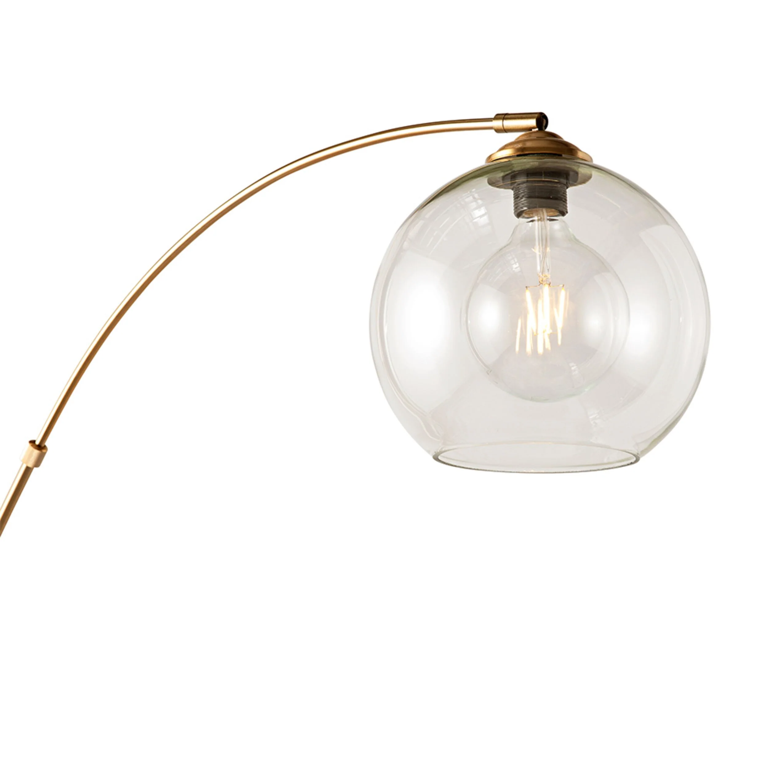 Azzedine Gold Metal Floor Lamp 166cm - Image 4