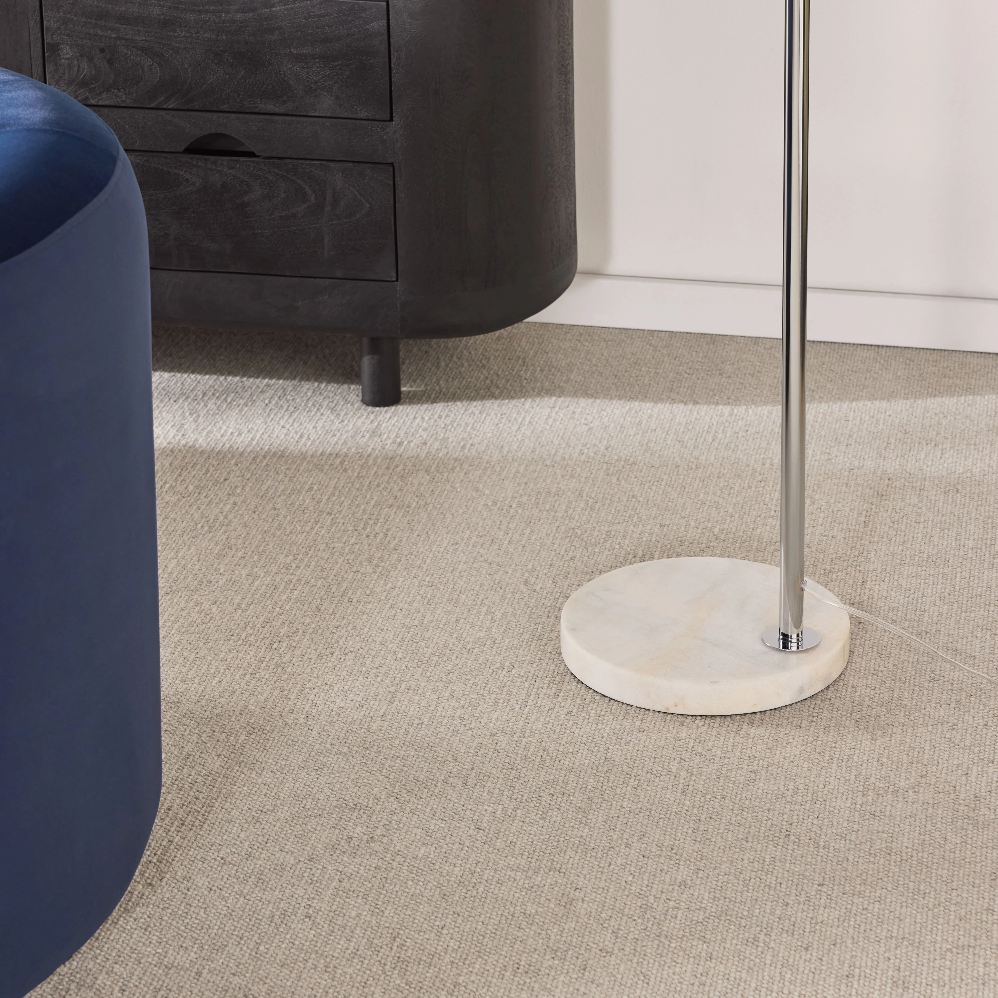 Azzedine Silver Floor Lamp 166cm - Image 7