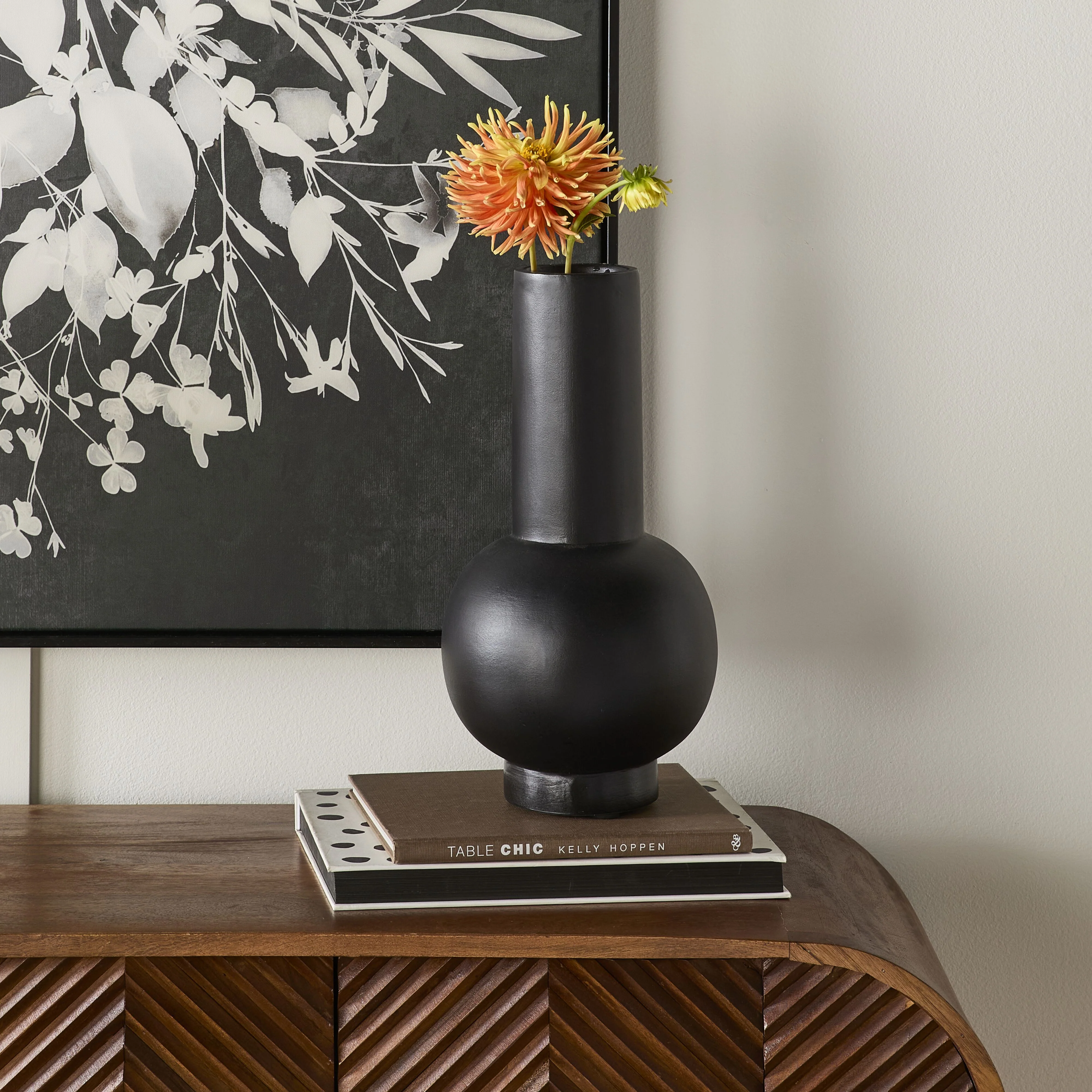 Bailey Bulb Tall Neck Vase - Image 4