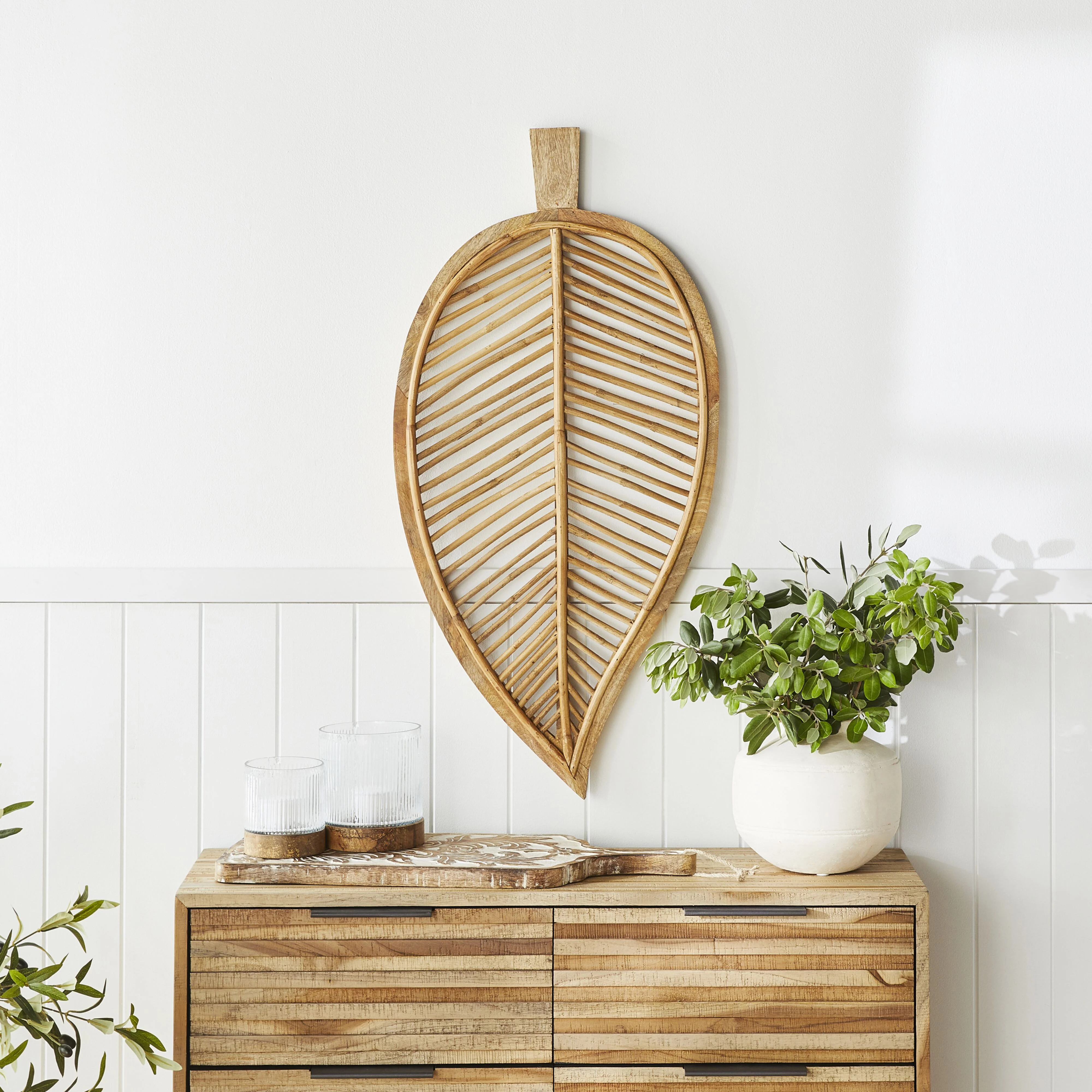 Bamboo Leaf Wall Hanging Small - Image 4