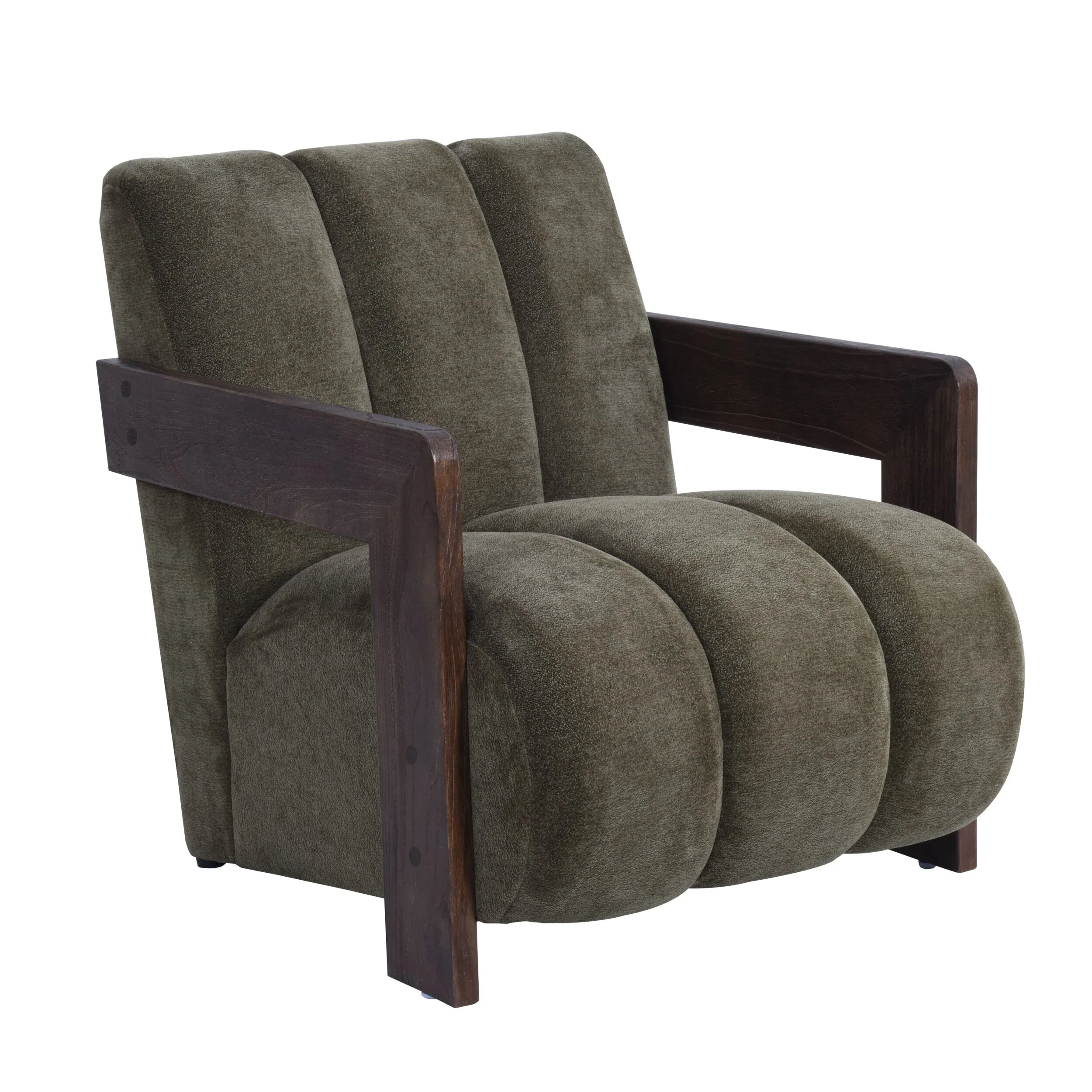 Banjo Occasional Chair Olive Hues - Image 2