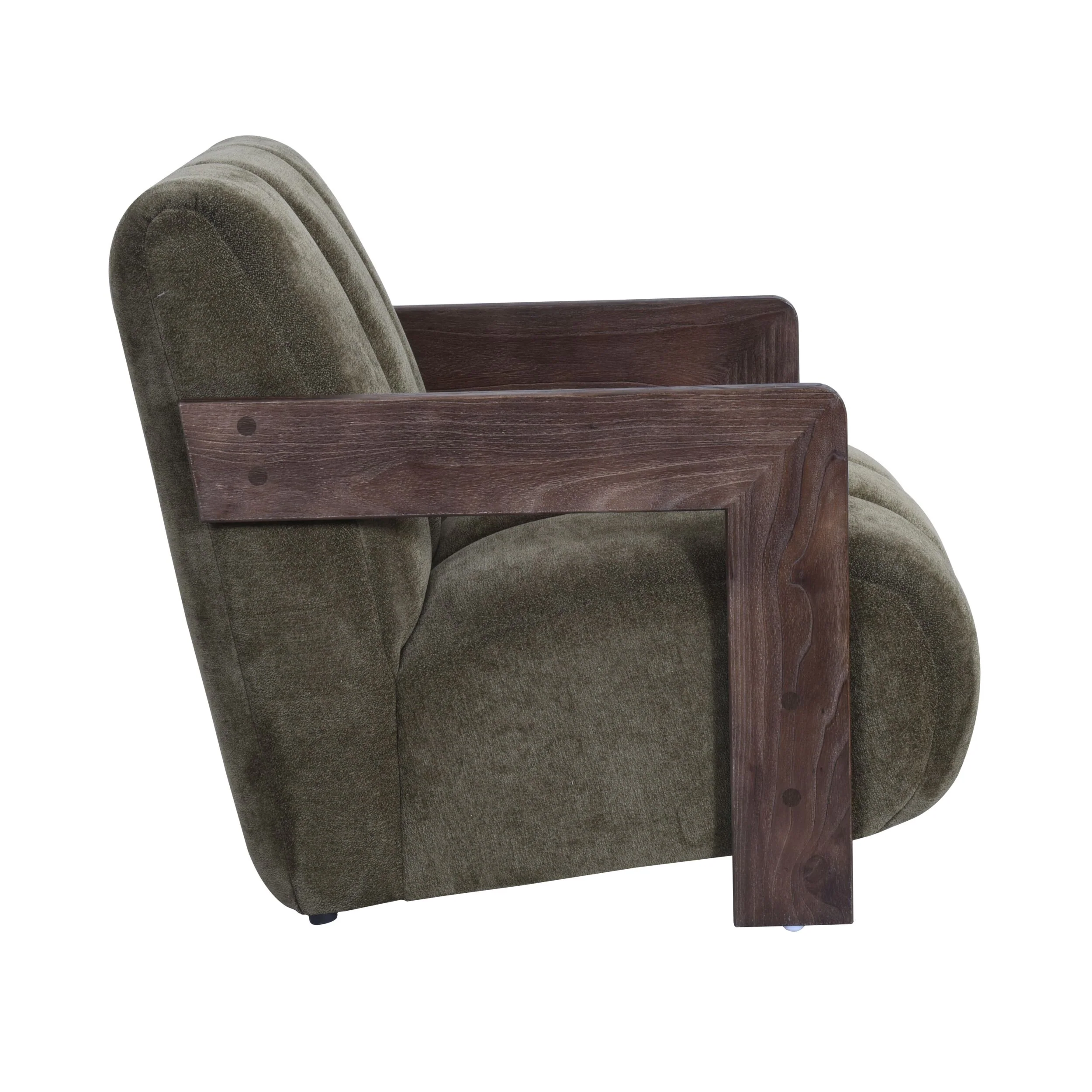 Banjo Occasional Chair Olive Hues - Image 3
