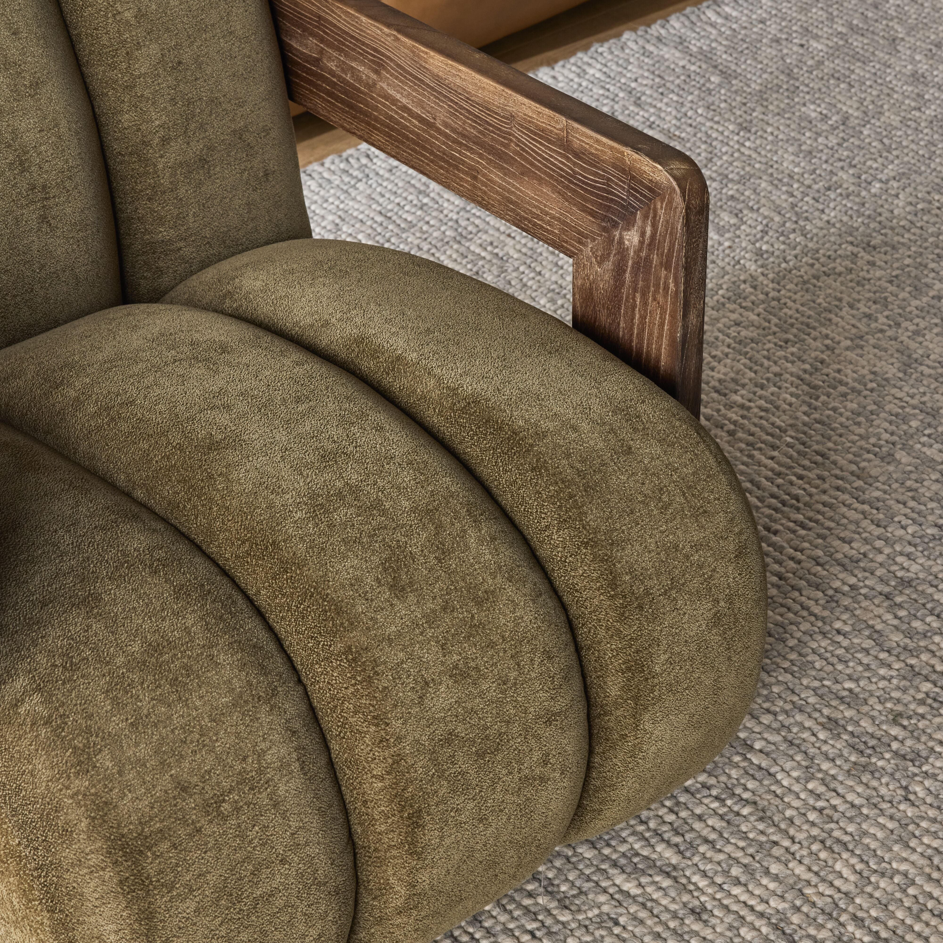 Banjo Occasional Chair Olive Hues - Image 9