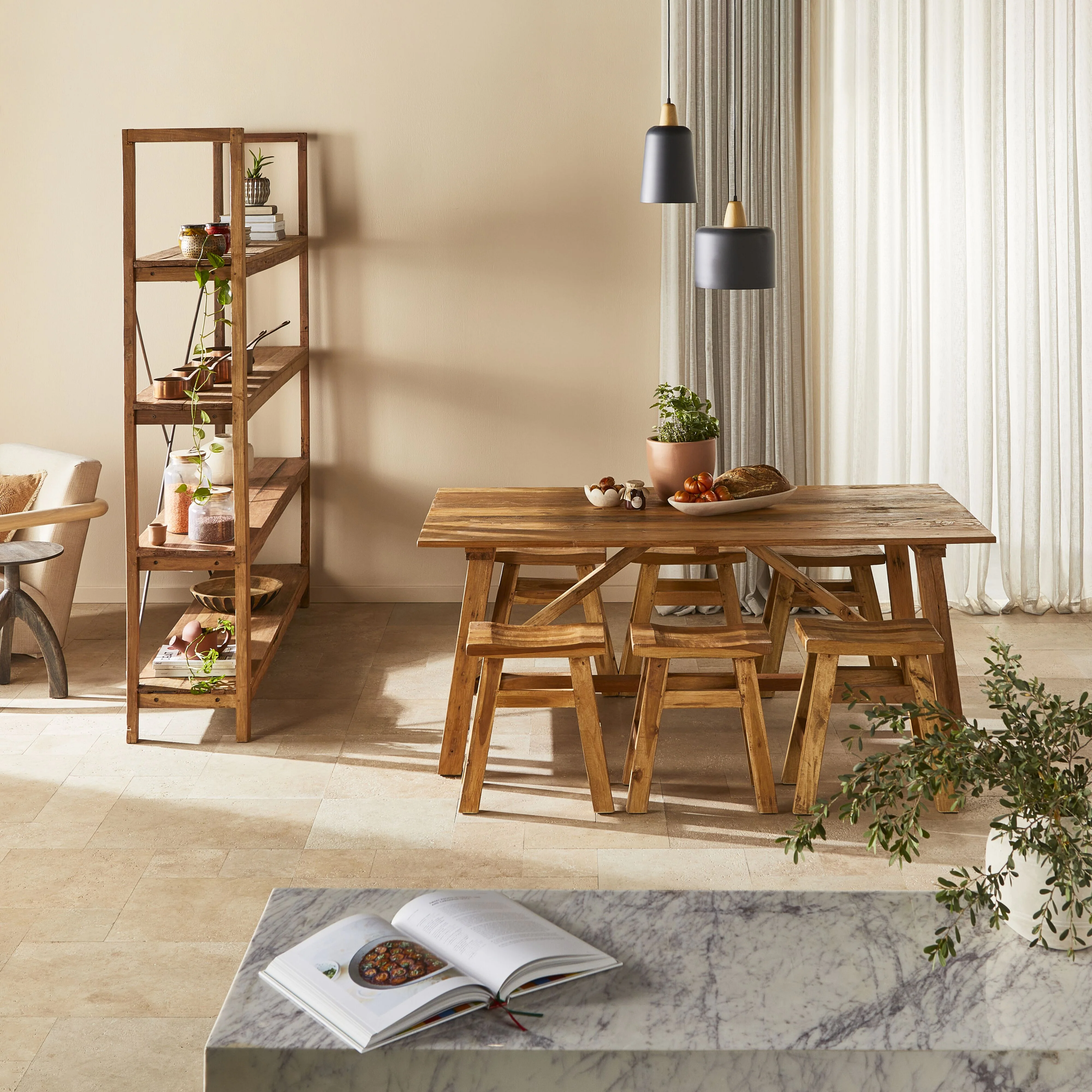 Barndo Reclaimed Bookcase Large - Image 9