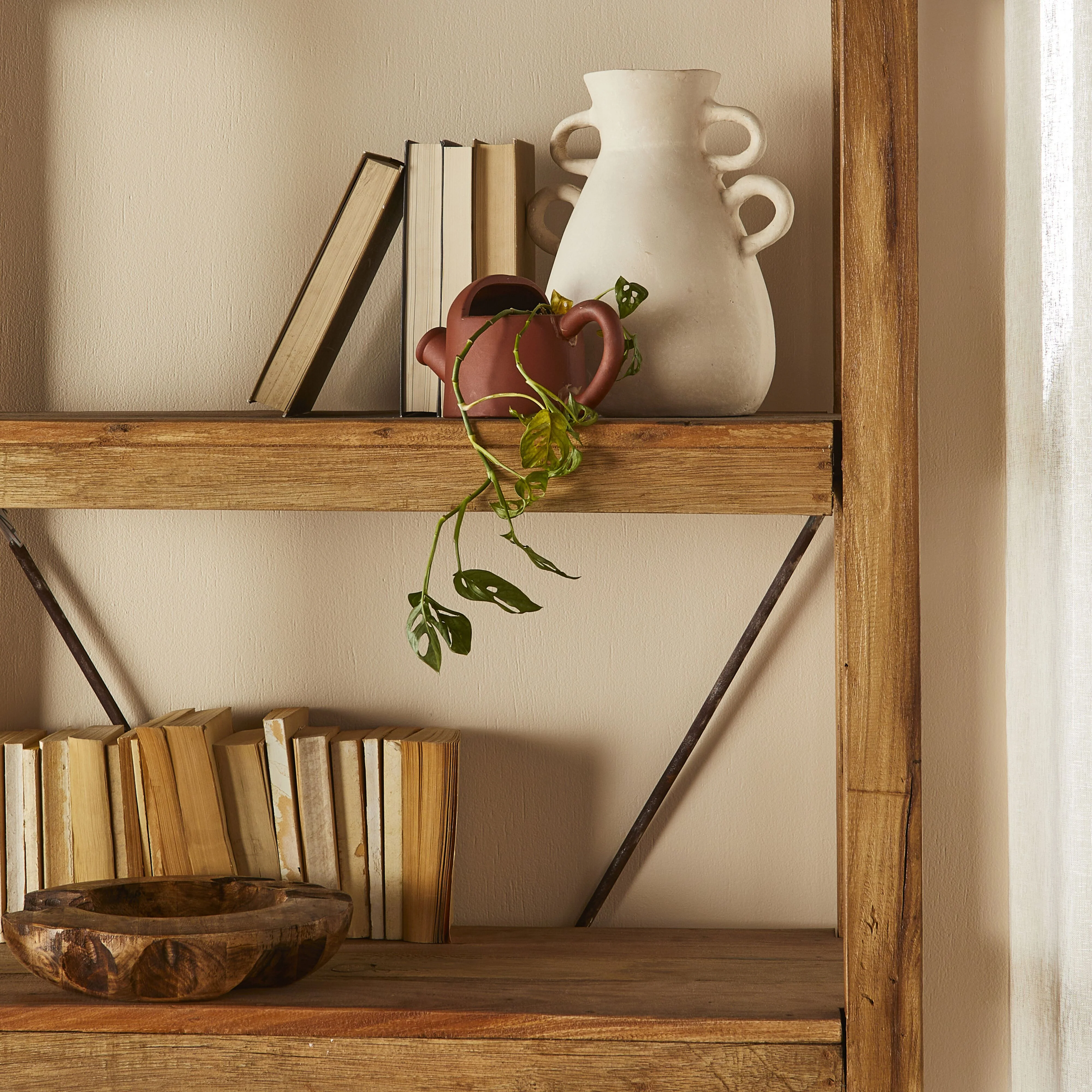 Barndo Reclaimed Bookcase 90 x 200 x 39cm - Image 10