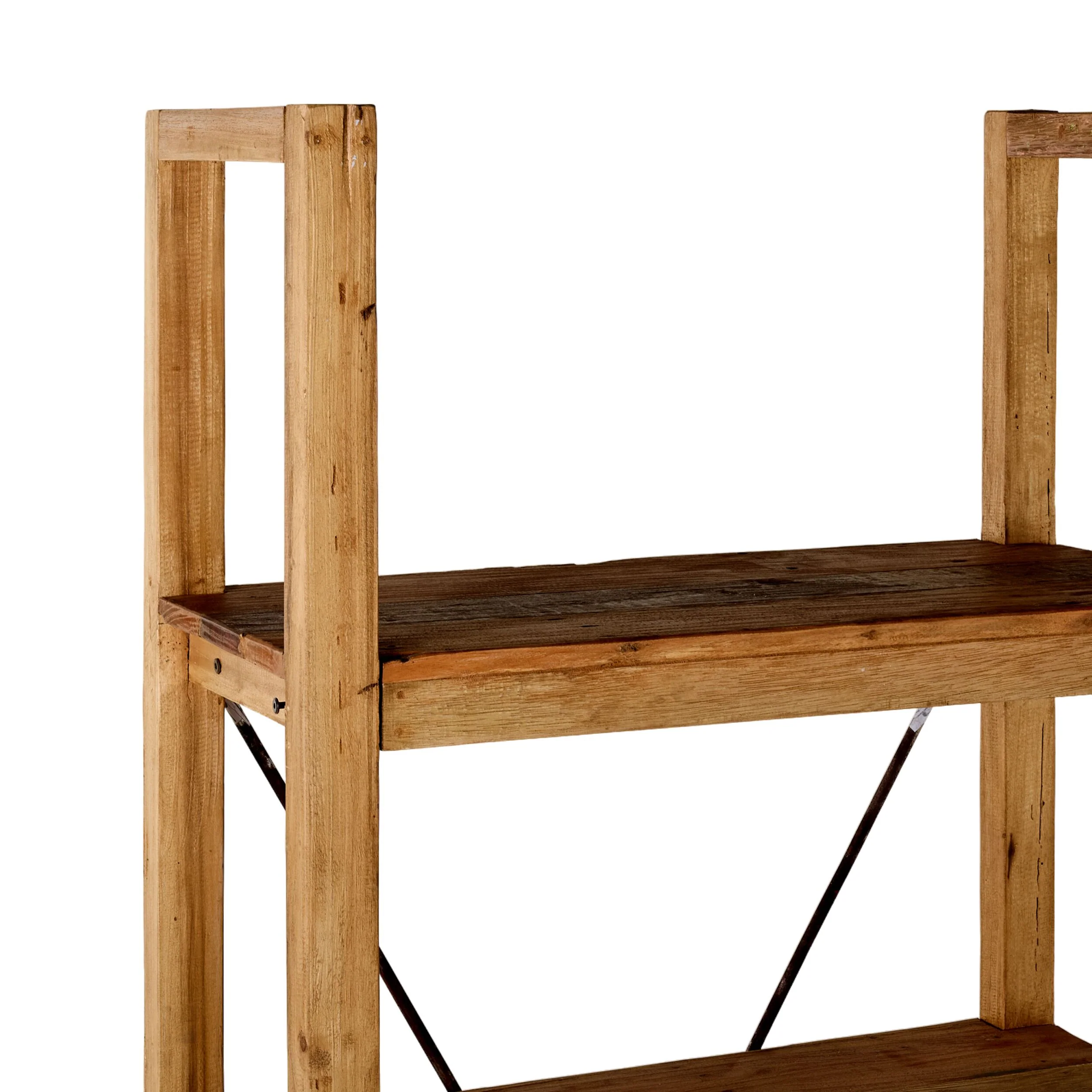 Barndo Reclaimed Bookcase 90 x 200 x 39cm - Image 3