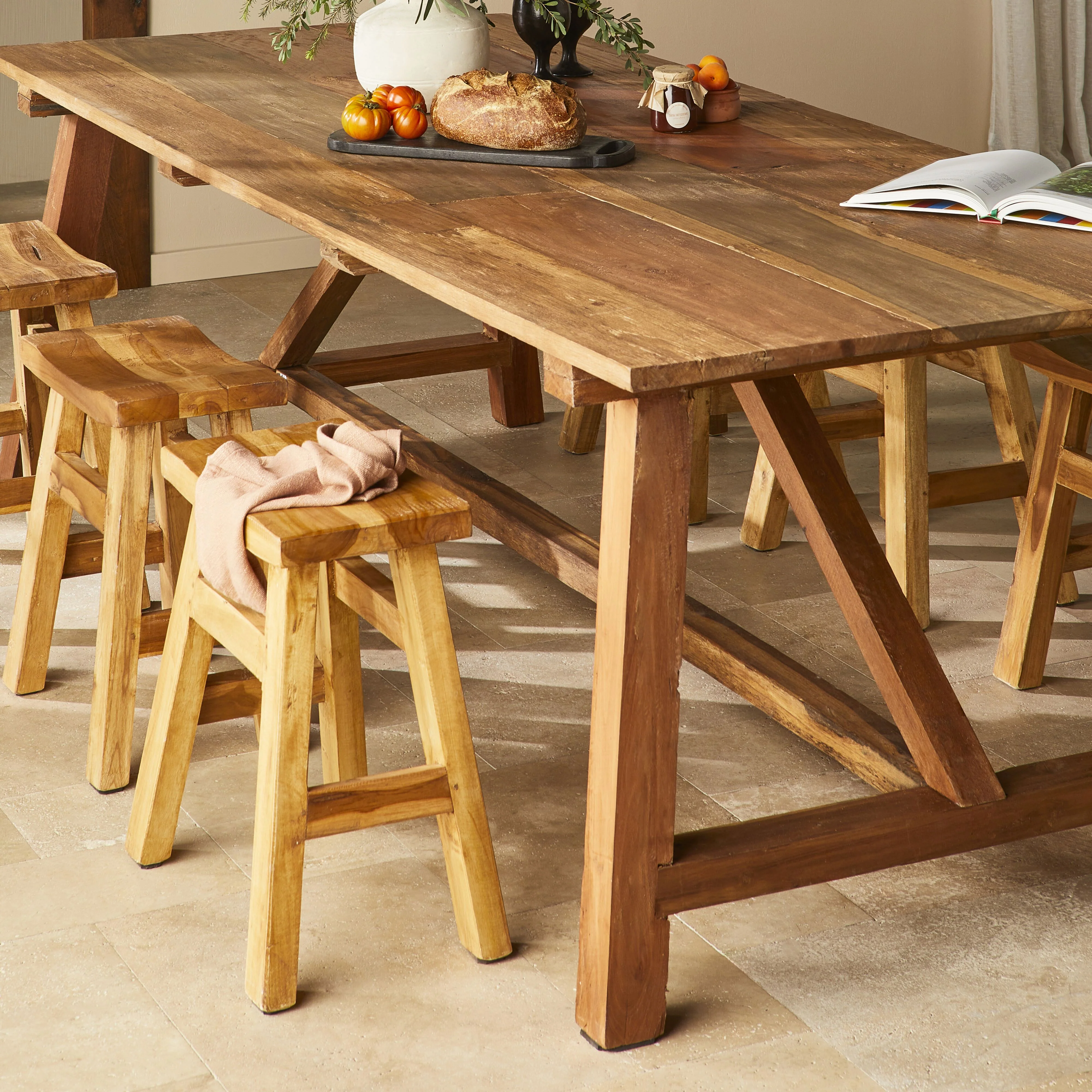 Barndo Reclaimed Dining Table 240x100cm - Image 10