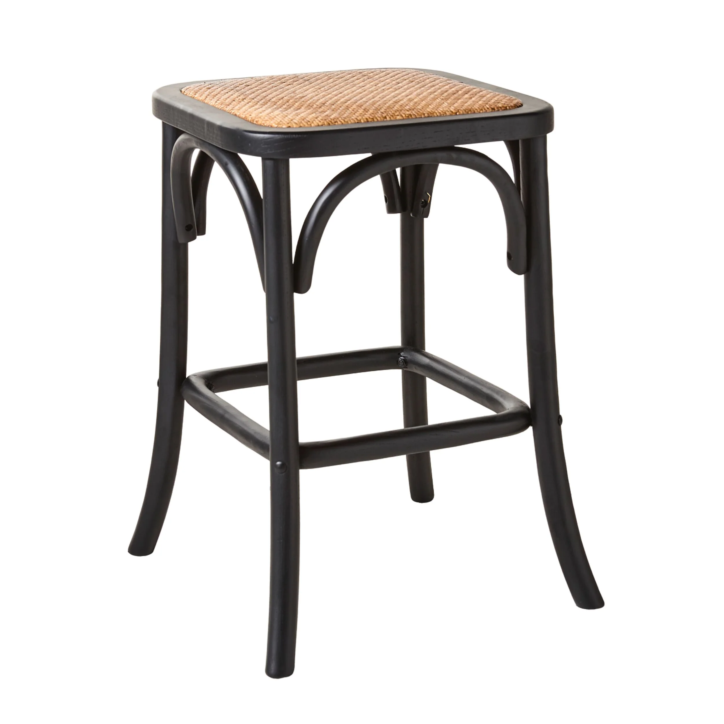 Bastion Backless Bar Stool Black - Image 2