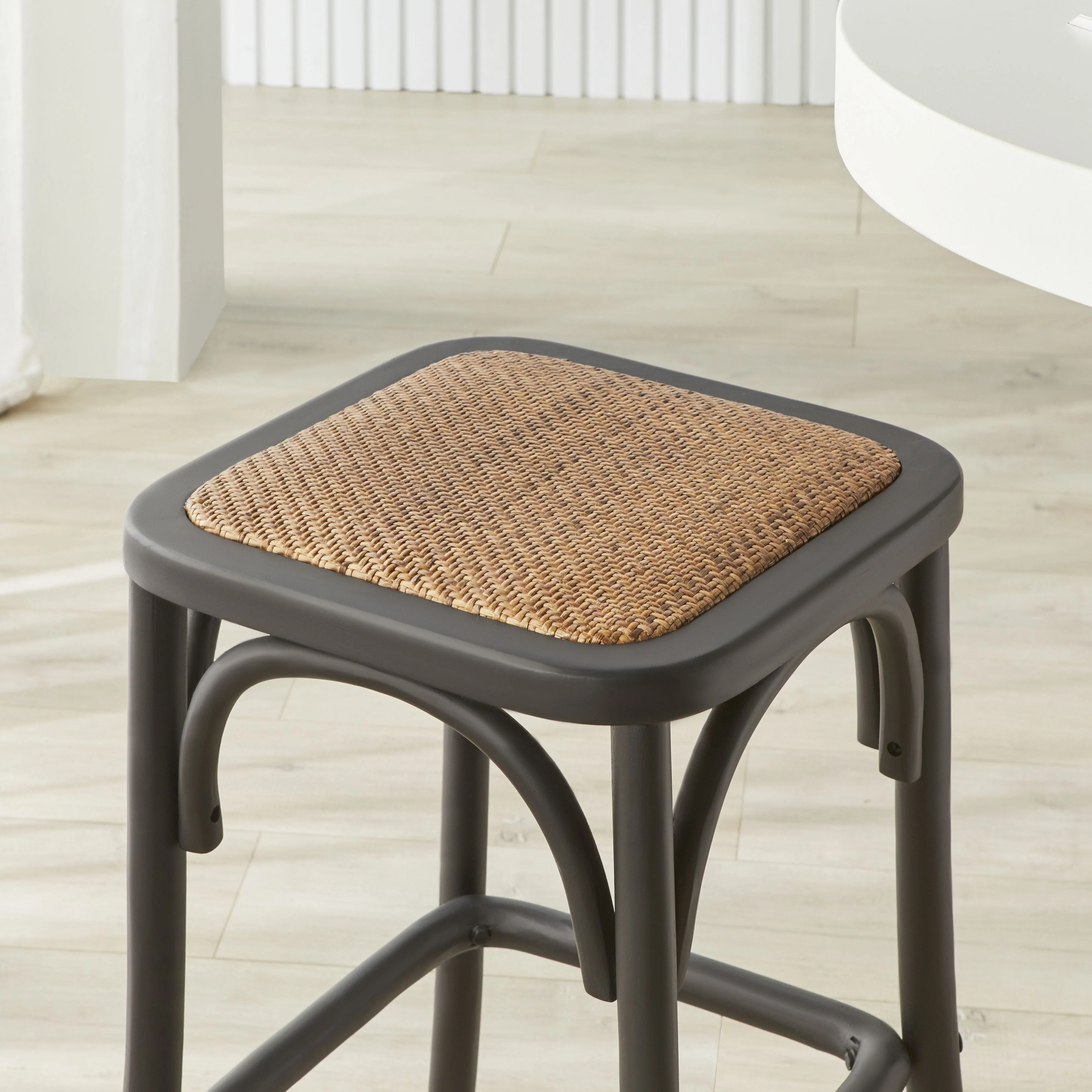 Bastion Backless Bar Stool Black - Image 6