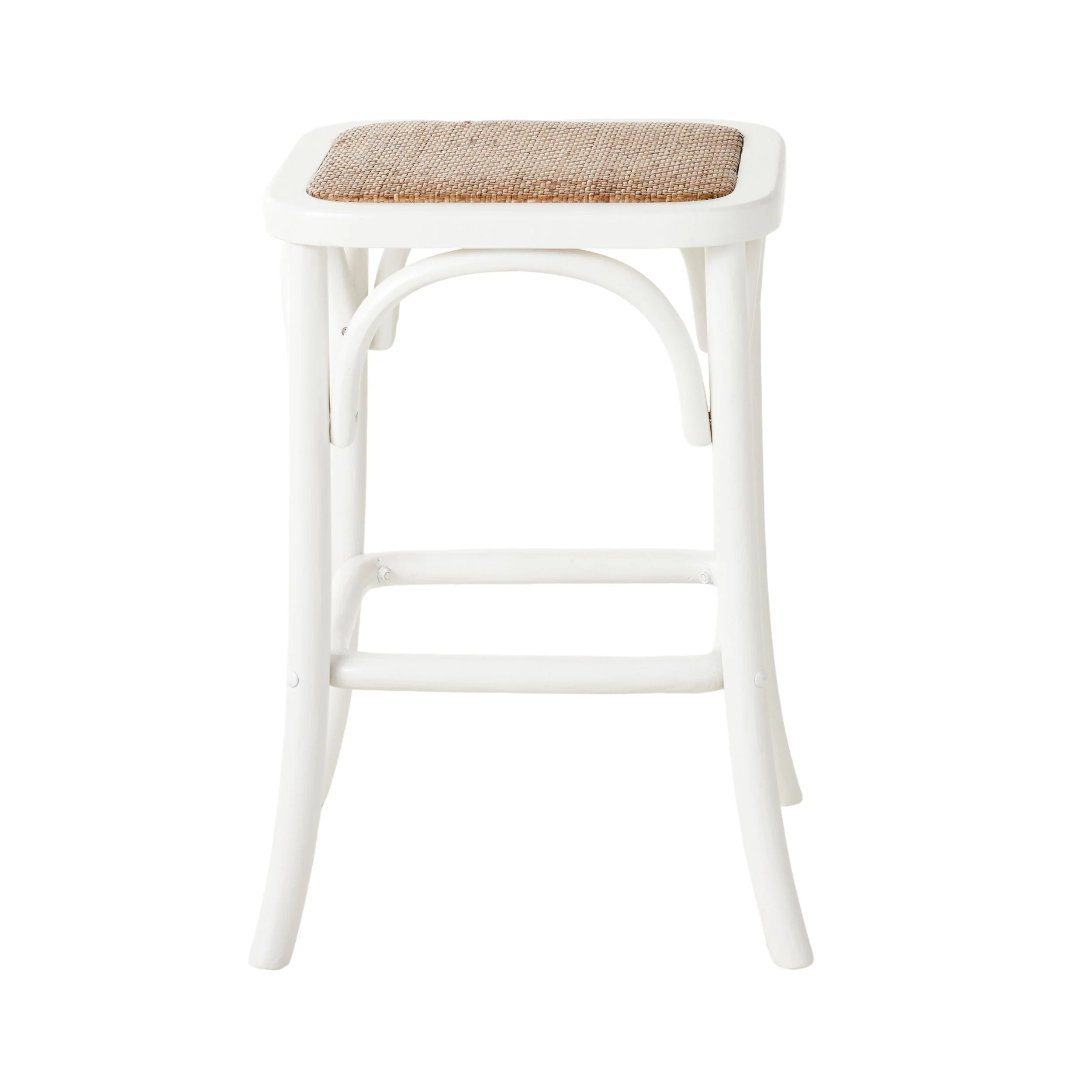 Bastion Backless Bar Stool White - Image 3