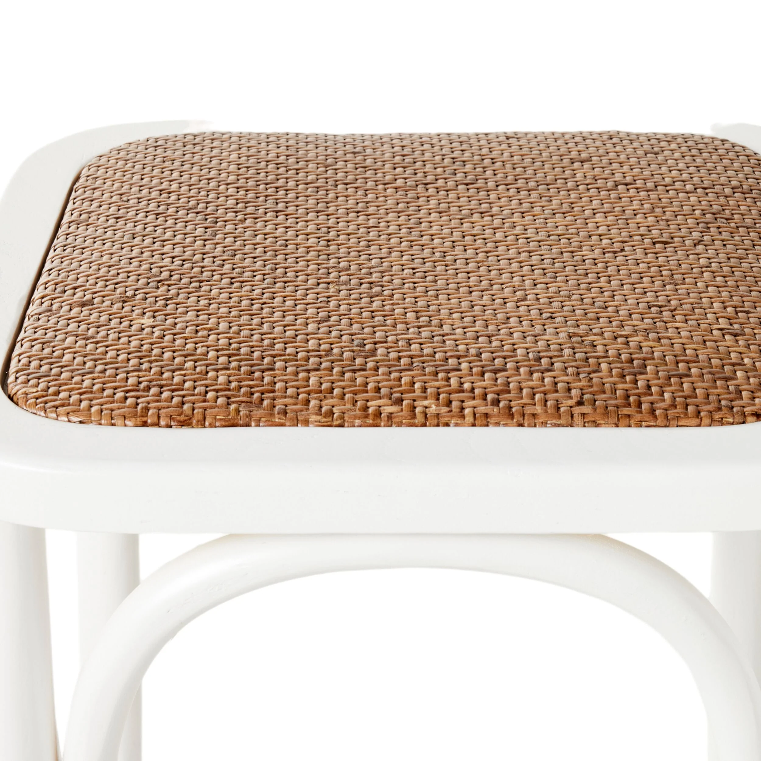Bastion Backless Bar Stool White - Image 5