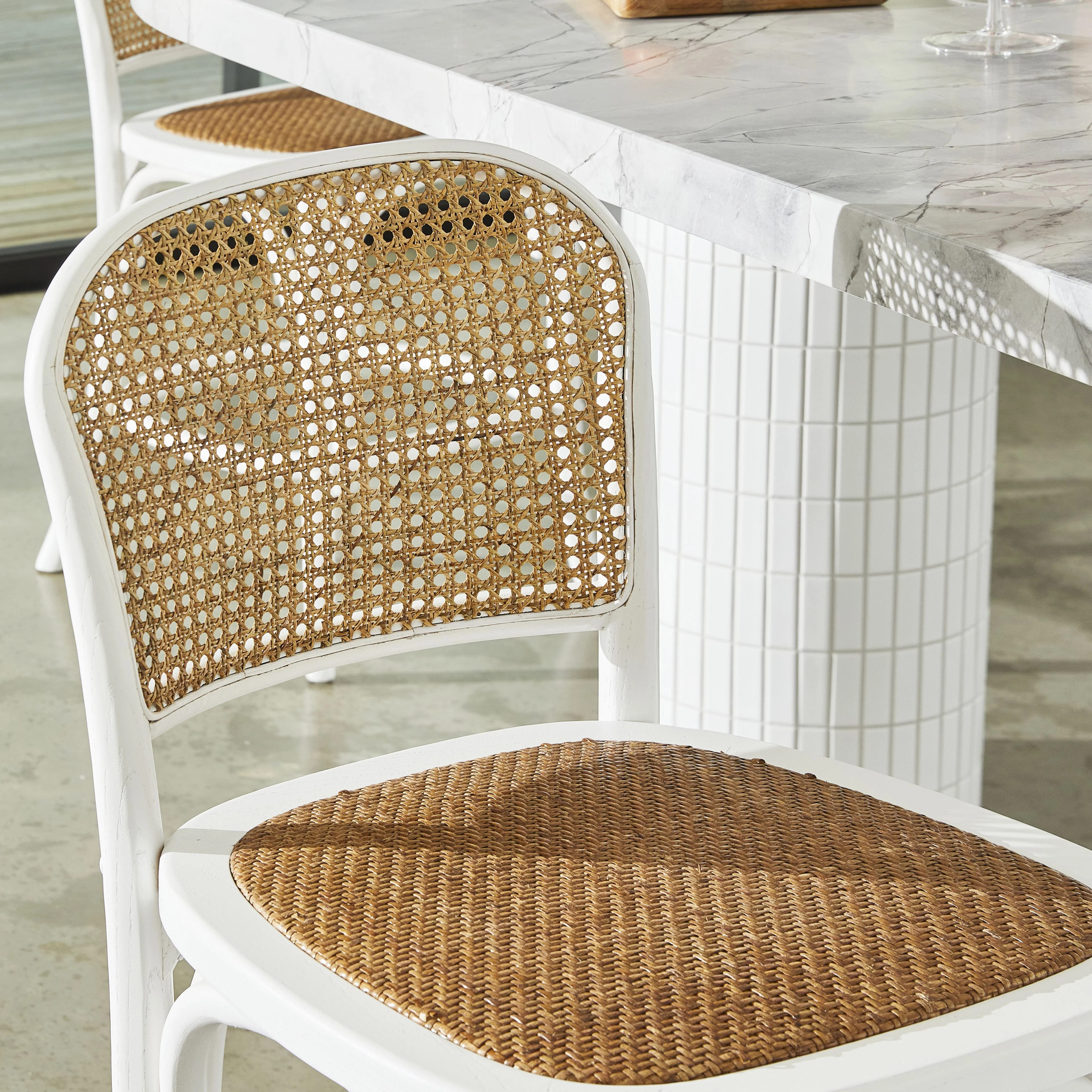 Bastion Bar Stool White - Image 8