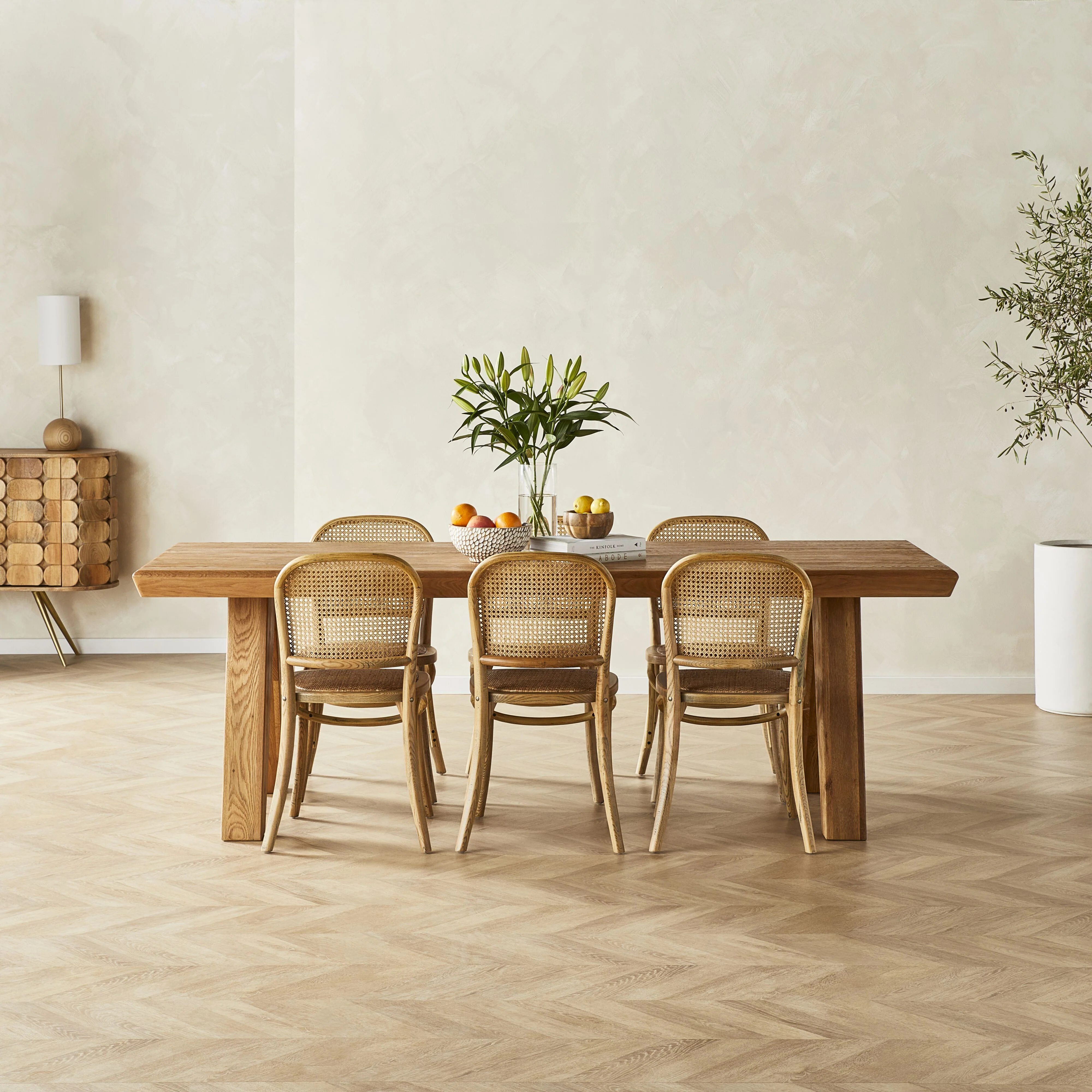 Bastion Oak Dining Chair Natural - Image 7