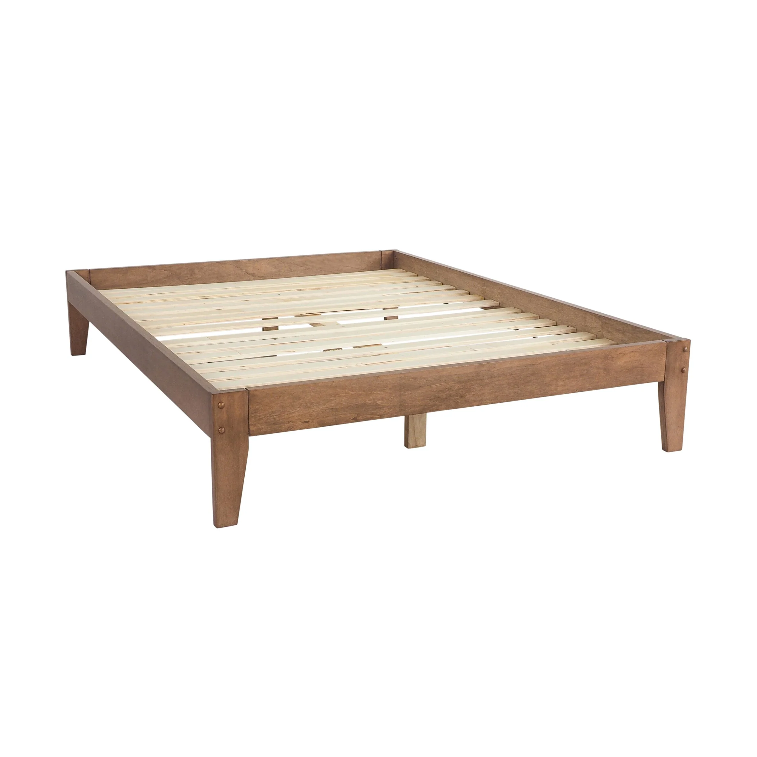 Kyan Double Bed Base Chestnut - Image 3