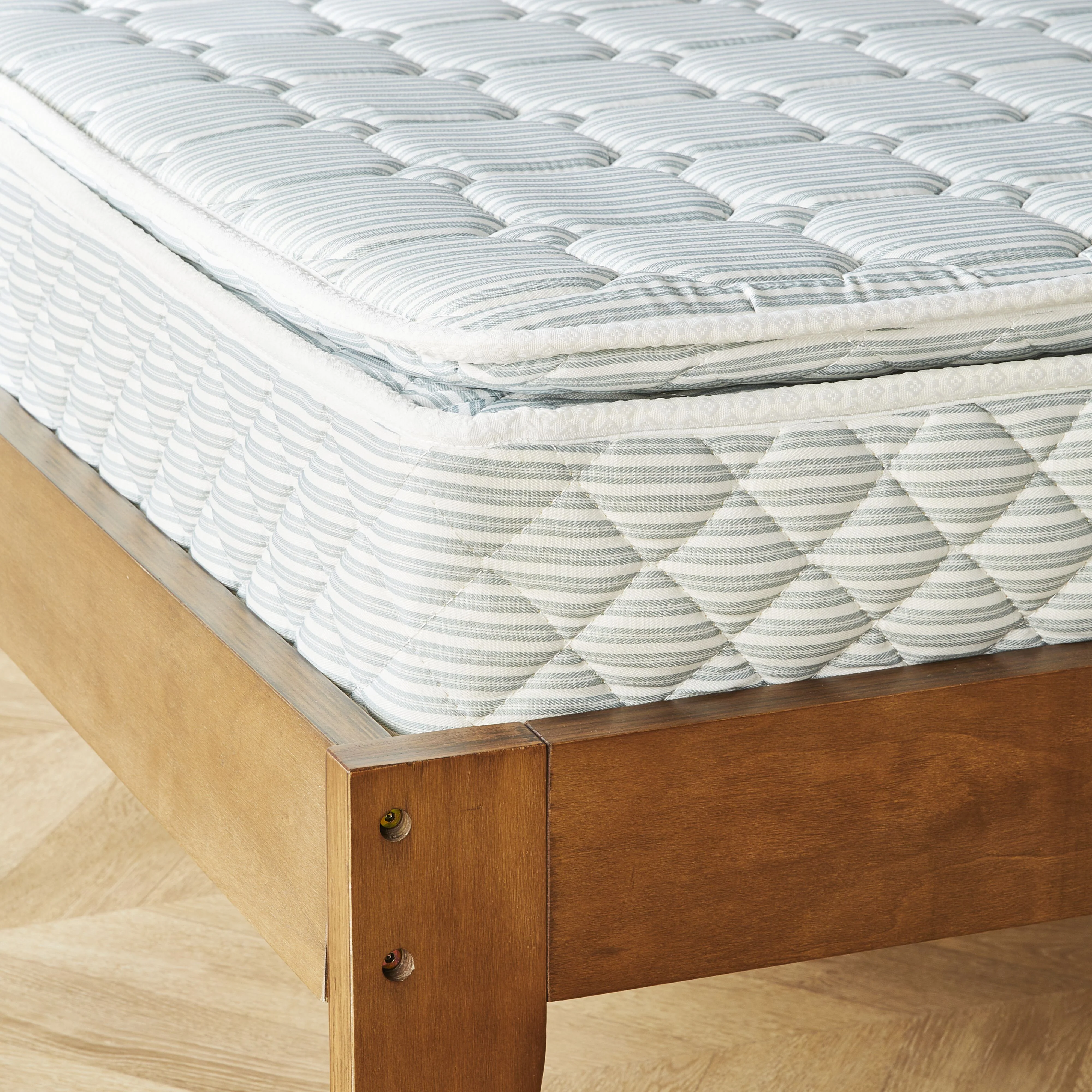 Kyan Double Bed Base Chestnut - Image 7