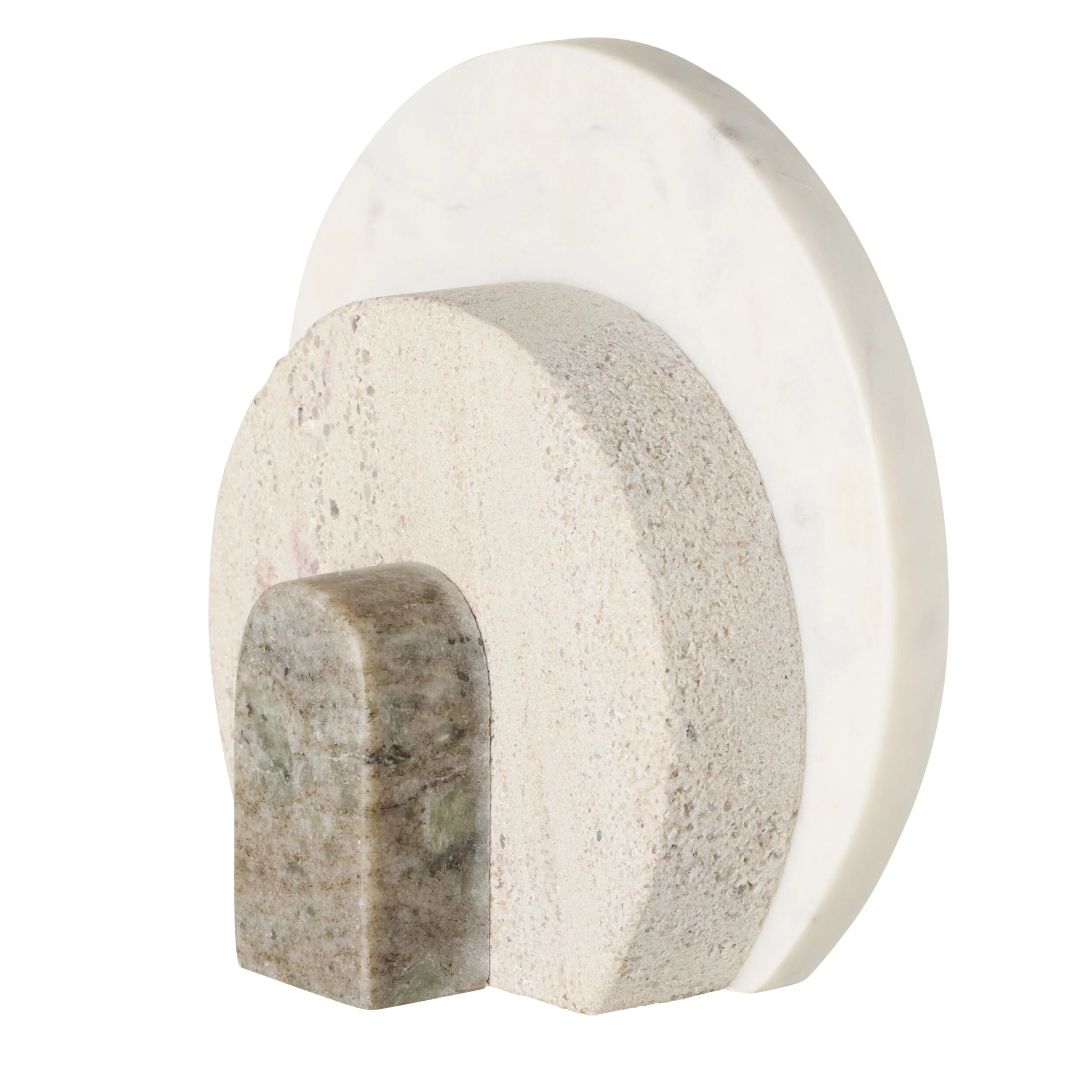 Beige Marble Orb Bookends (Set of 2) - Image 3