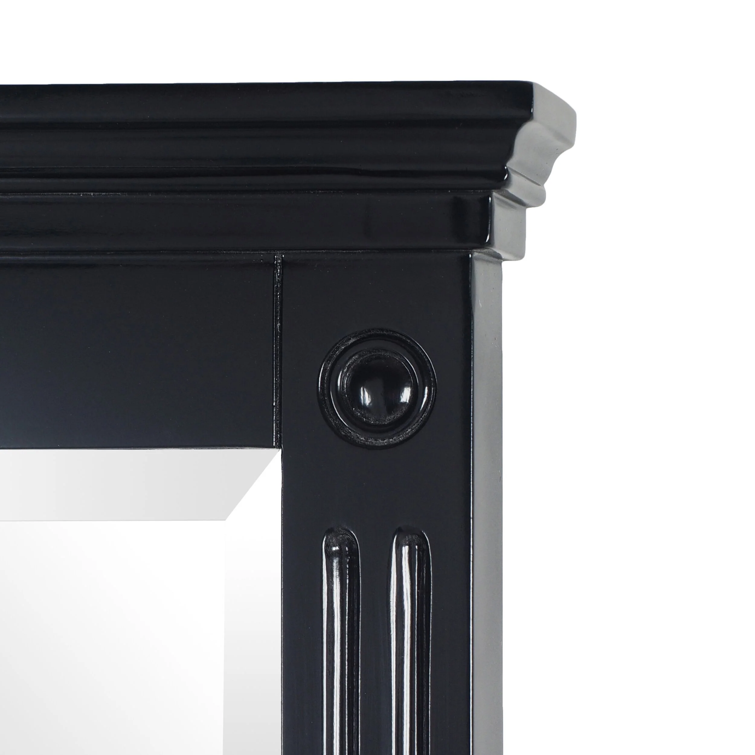 Bella Vanity Mirror Black 76cm - Image 2