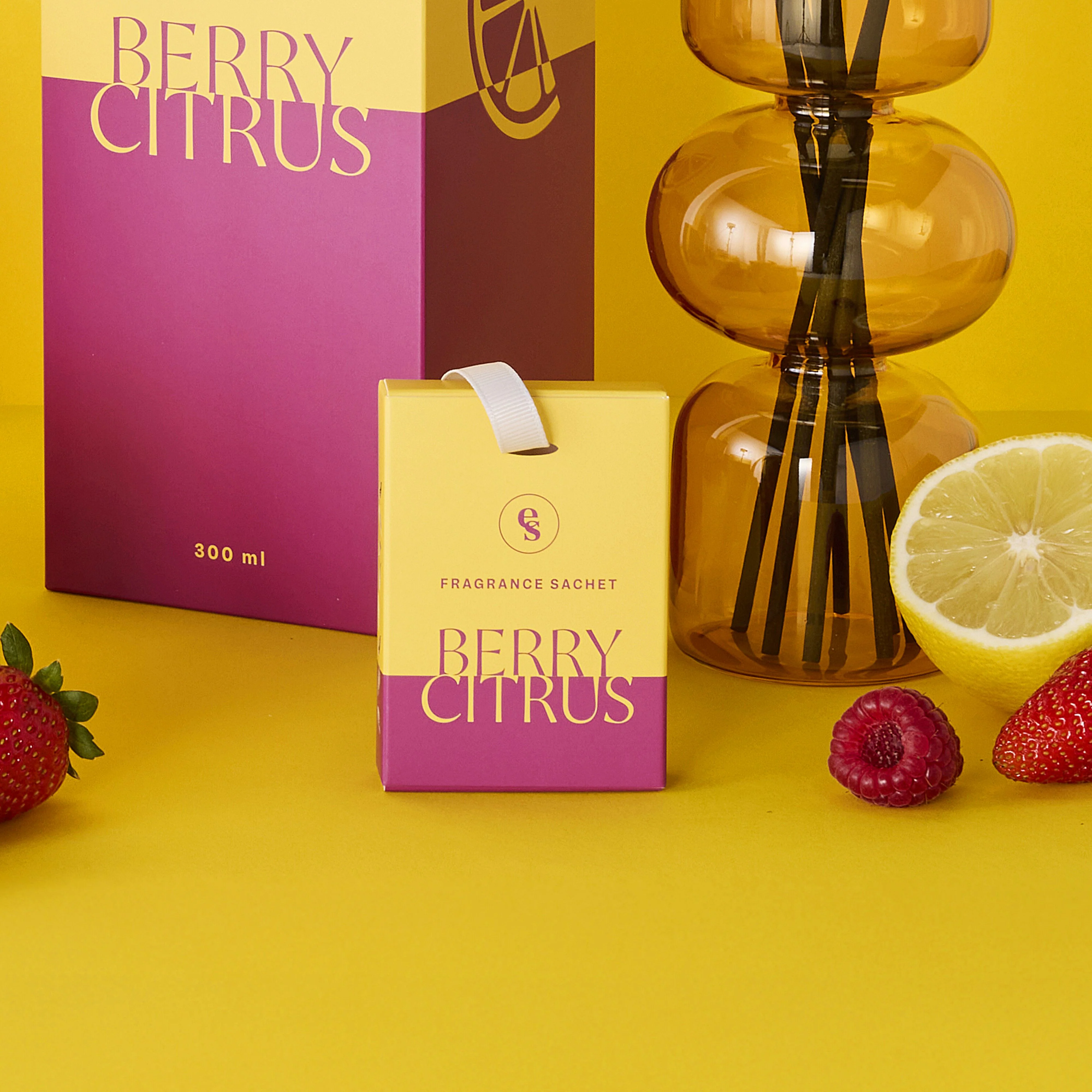 Home Scent Berry Citrus Fragrance Sachet 18g - Image 2