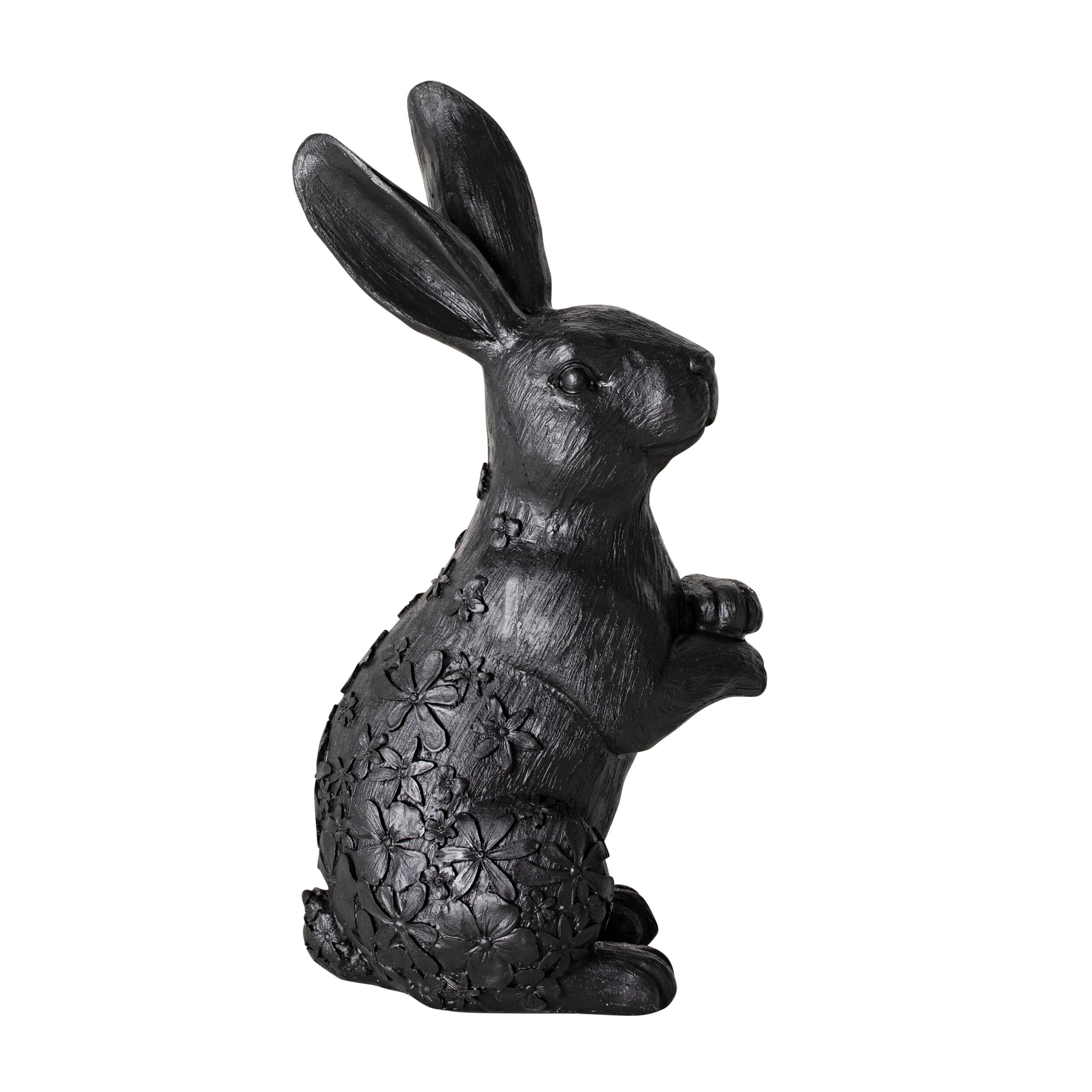 Black Rabbit Statue 31x15x13cm - Image 2