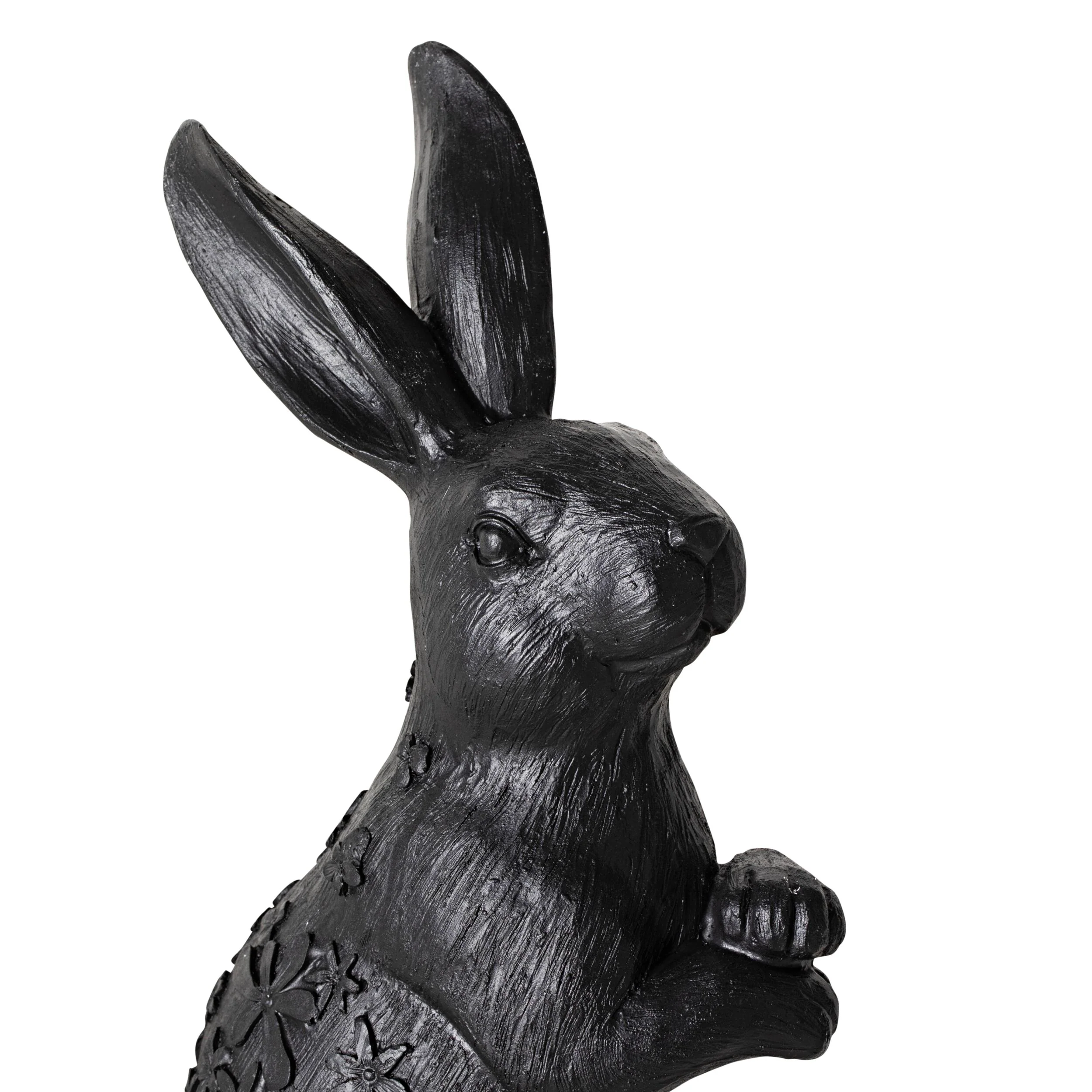 Black Rabbit Statue 31x15x13cm - Image 3