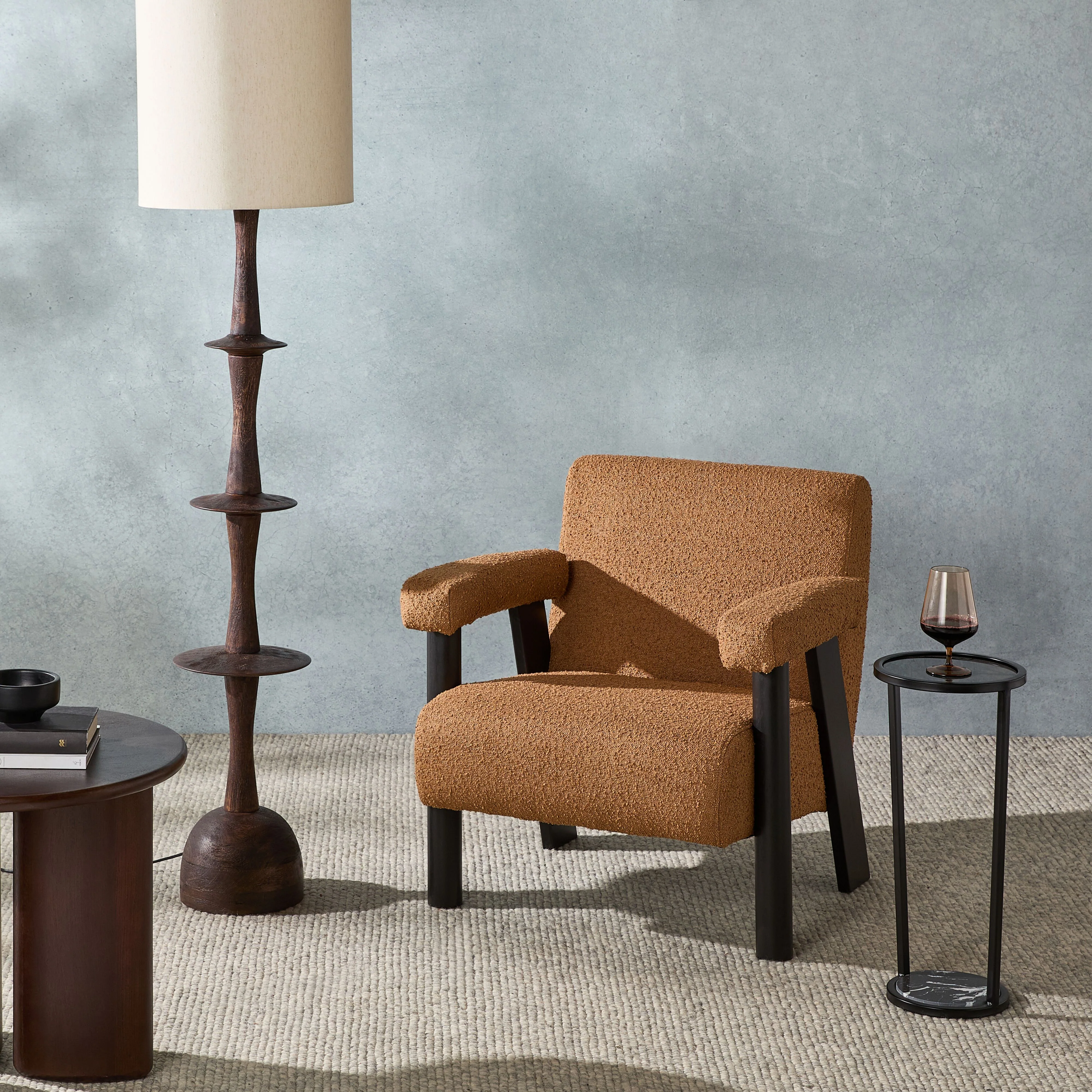 Blair Occasional Chair Boucle Caramel - Image 7