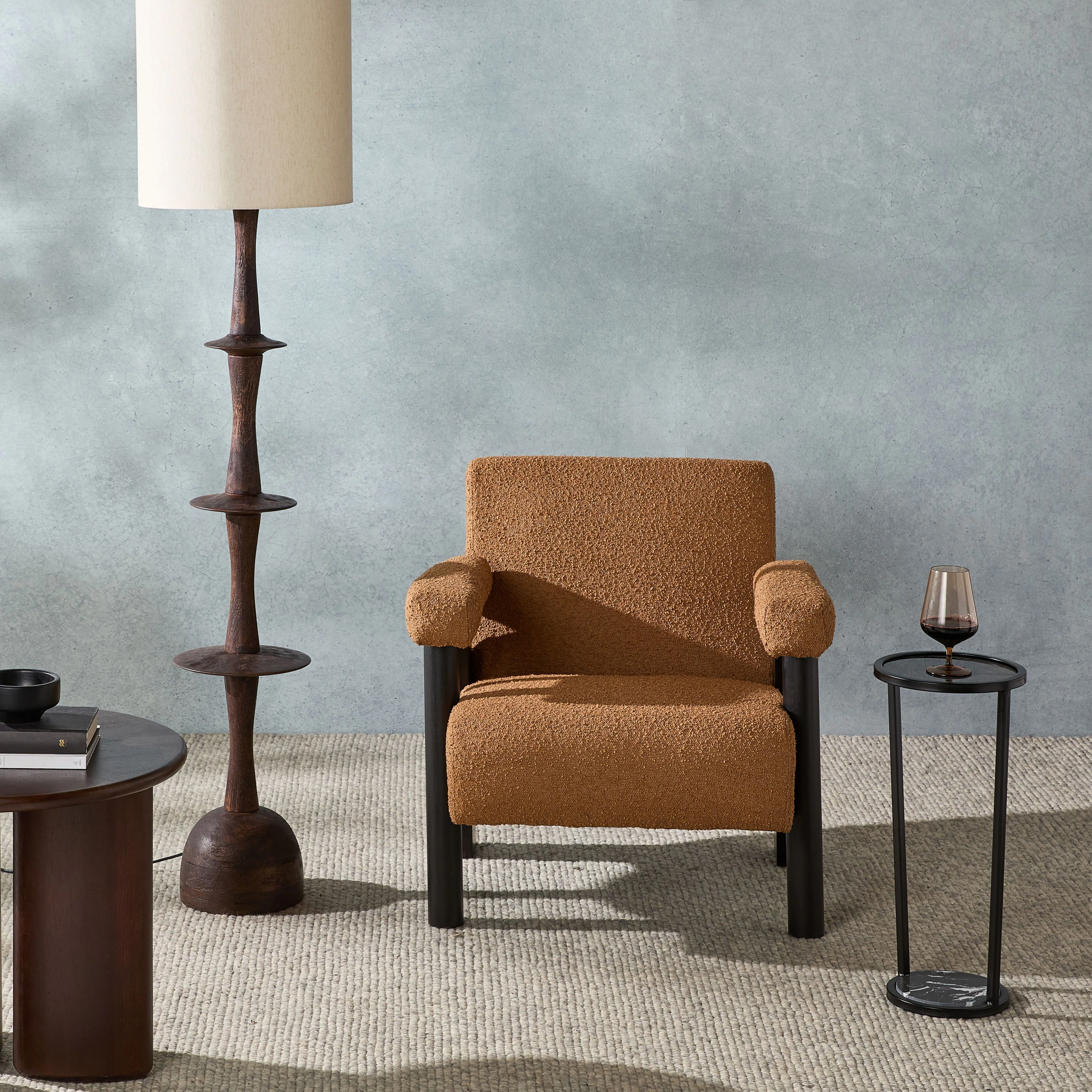 Blair Occasional Chair Boucle Caramel - Image 8