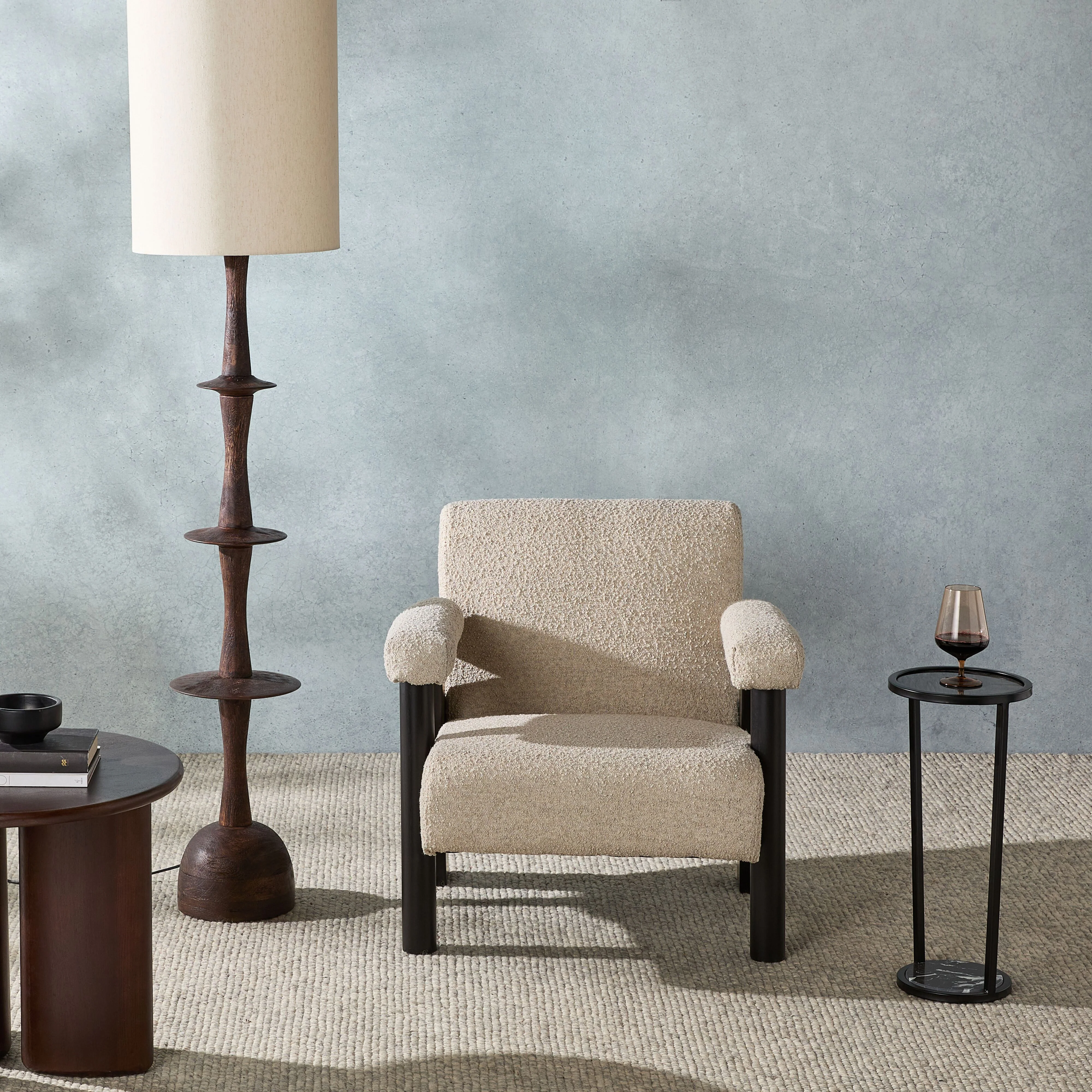 Blair Occasional Chair Boucle Cloud Grey - Image 8