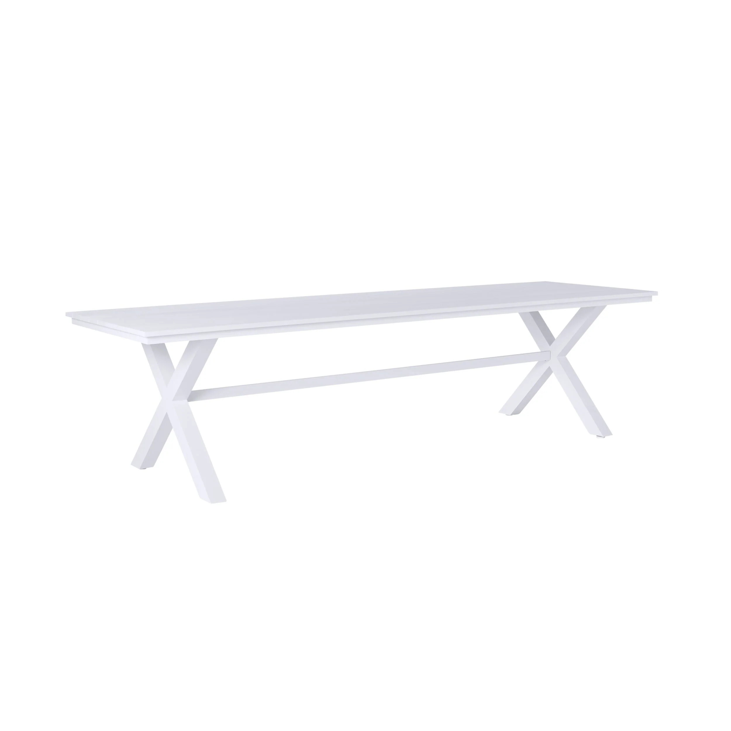 Blake Aluminium Dining Table 300cm White - Image 2