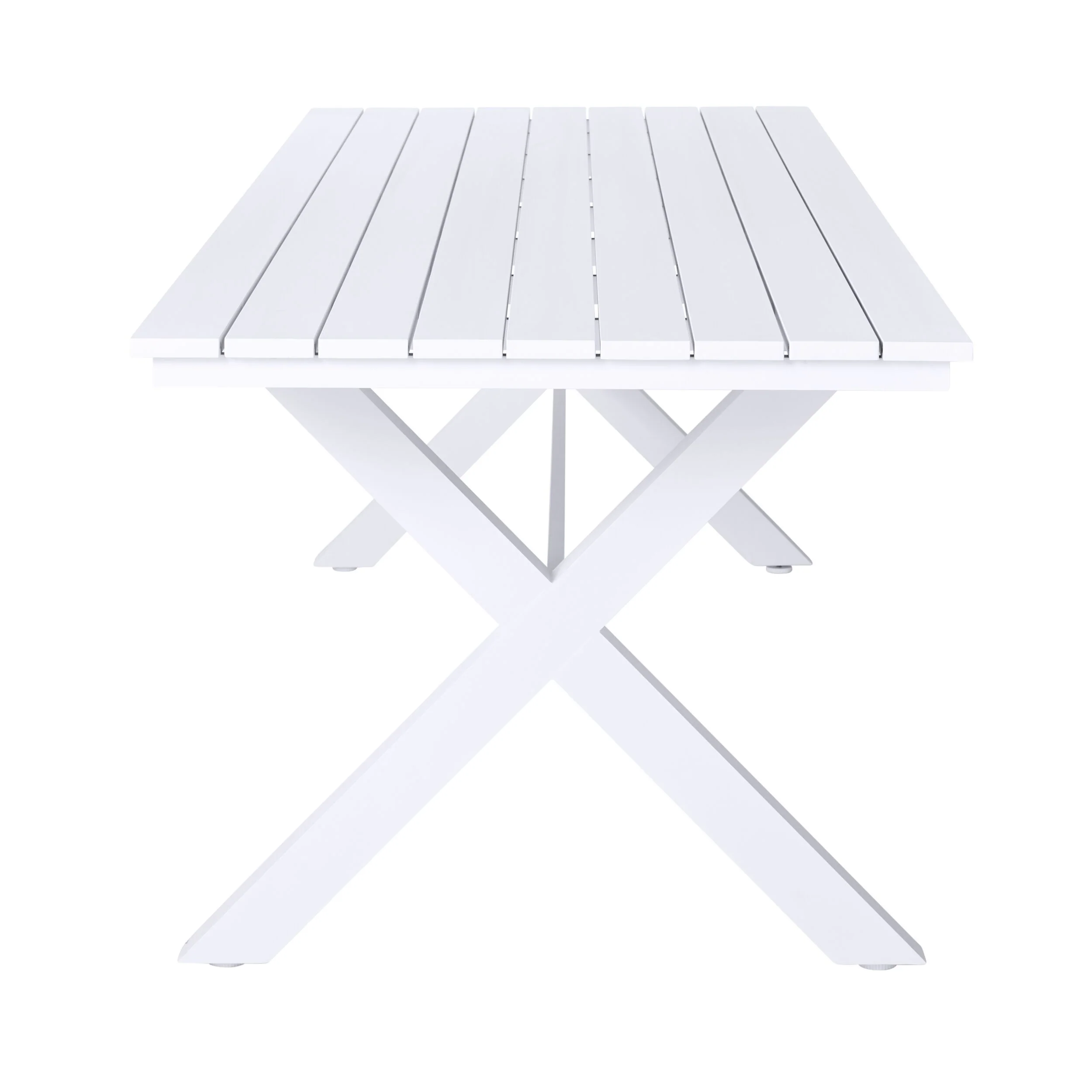 Blake Aluminium Dining Table 300cm White - Image 3