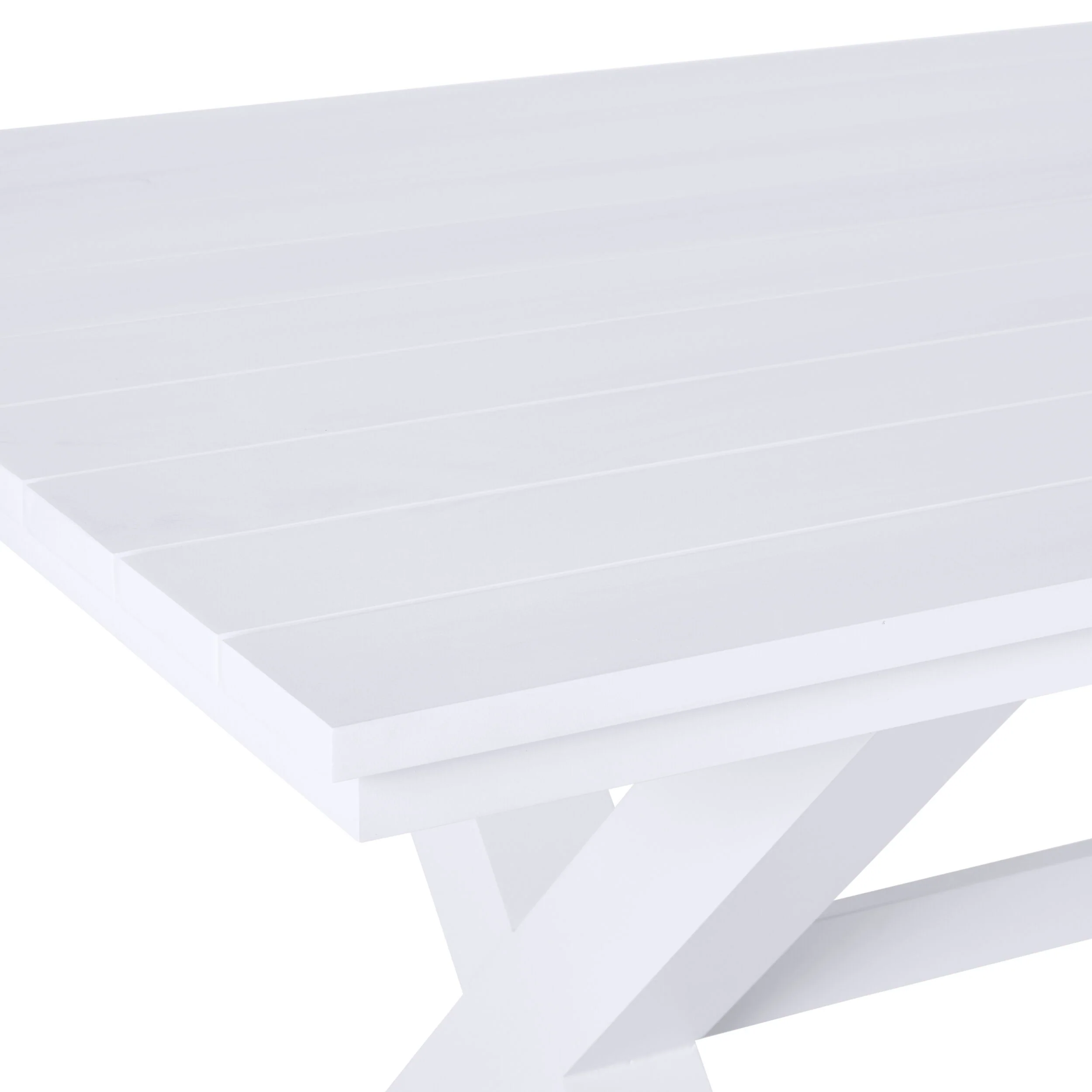 Blake Aluminium Dining Table 300cm White - Image 4