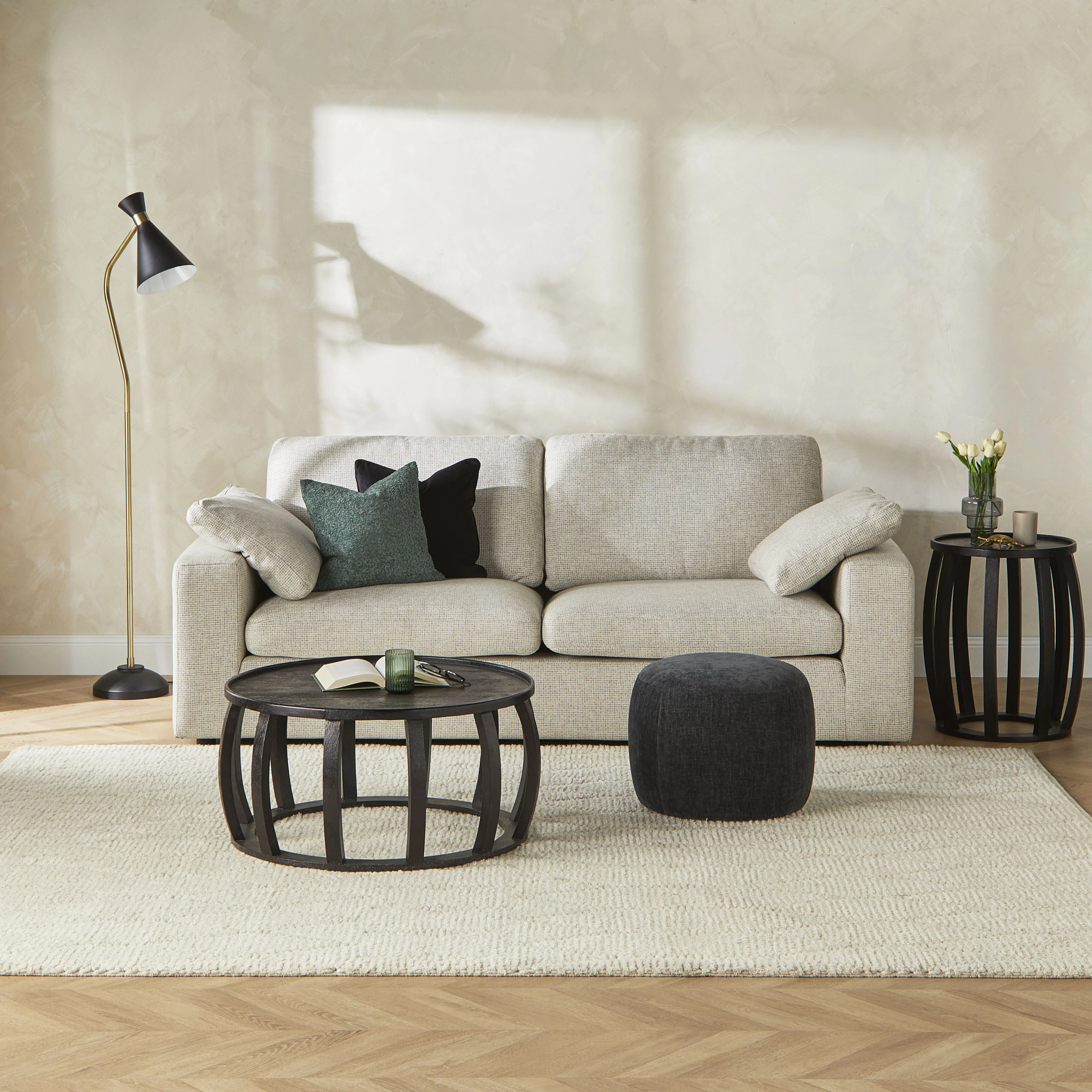 Blakely 3 Seater Sofa Asher Cloud - Image 10
