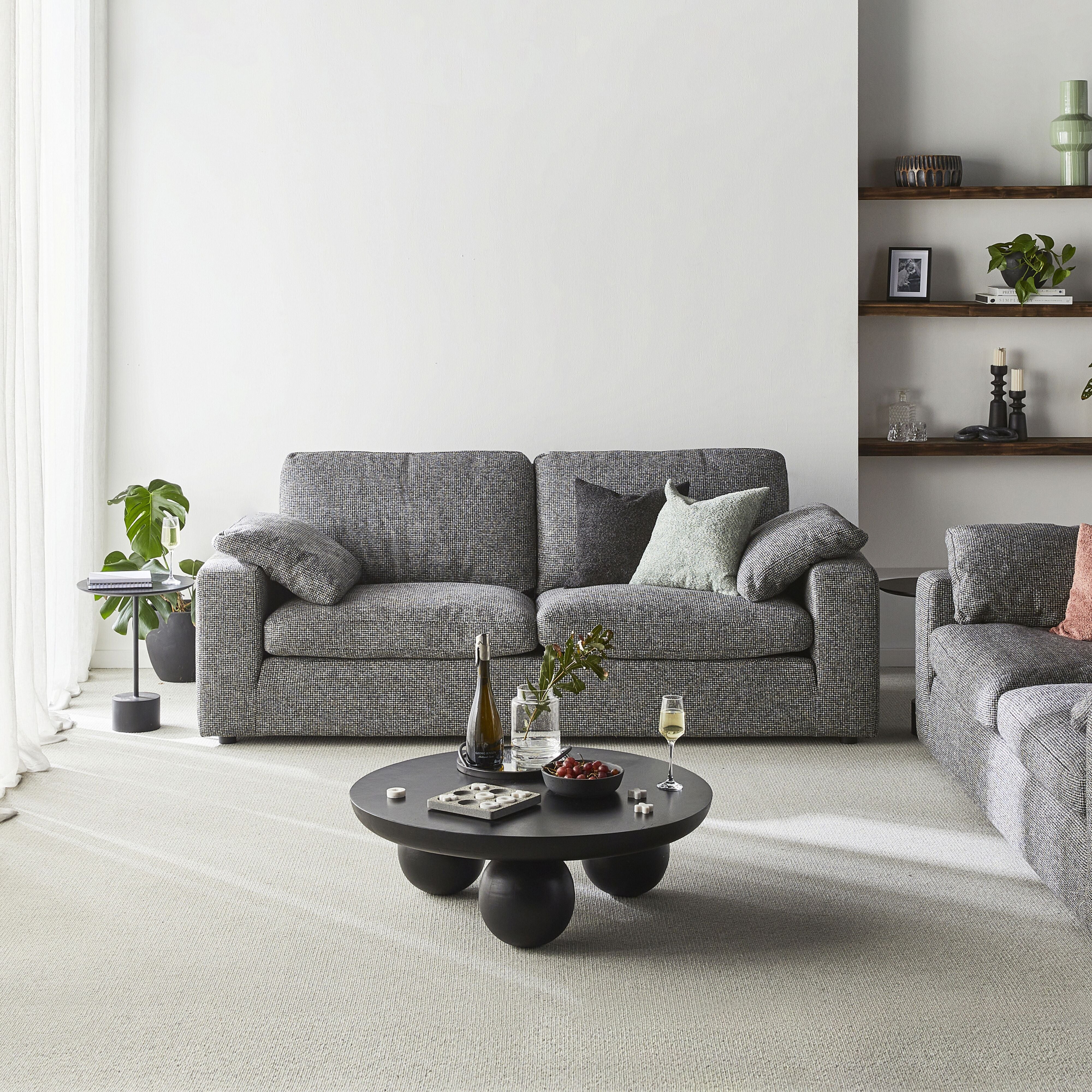 Blakely 3 Seater Sofa Asher Steel - Image 7