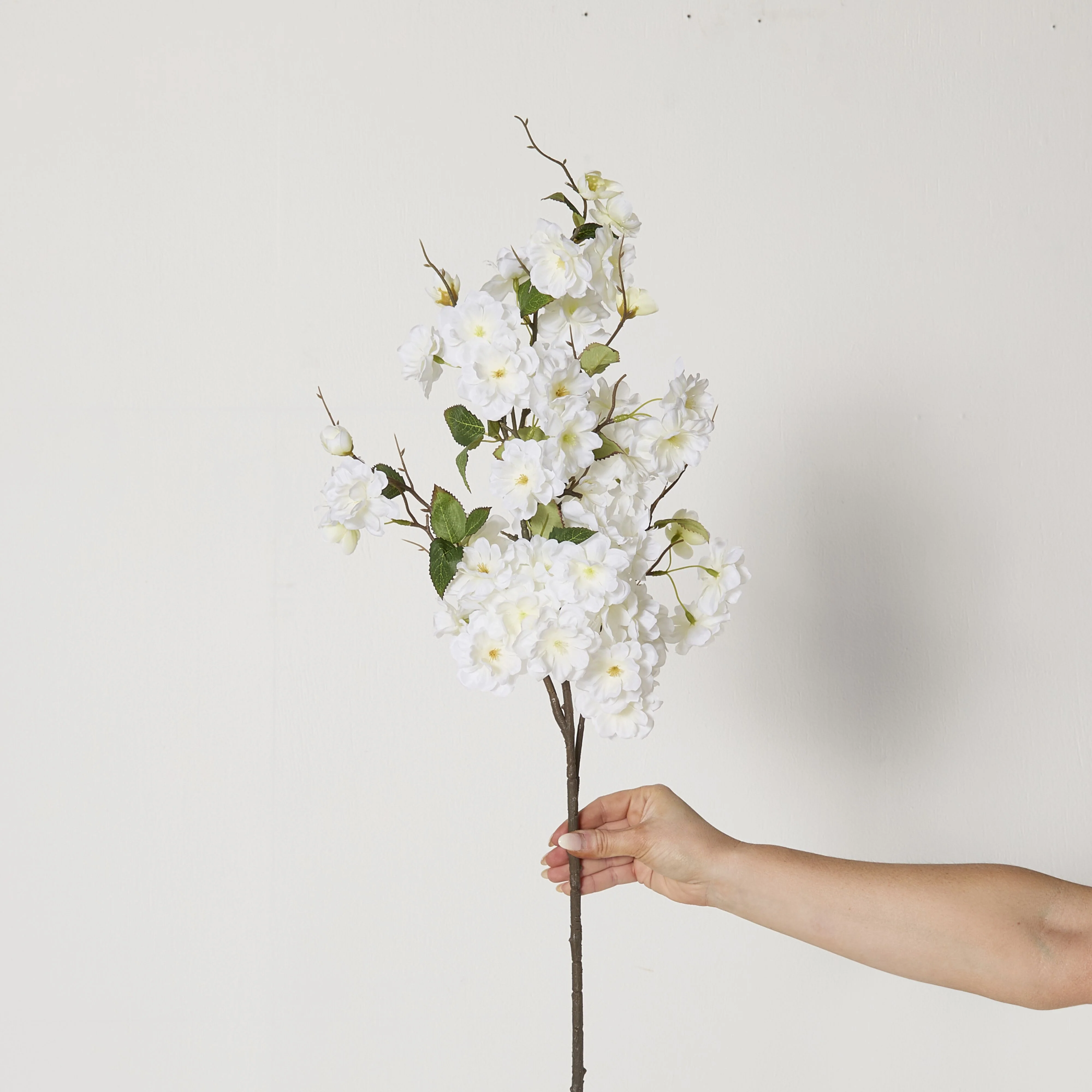 Bloomery Cherry Flower Stem White 90cm - Image 3