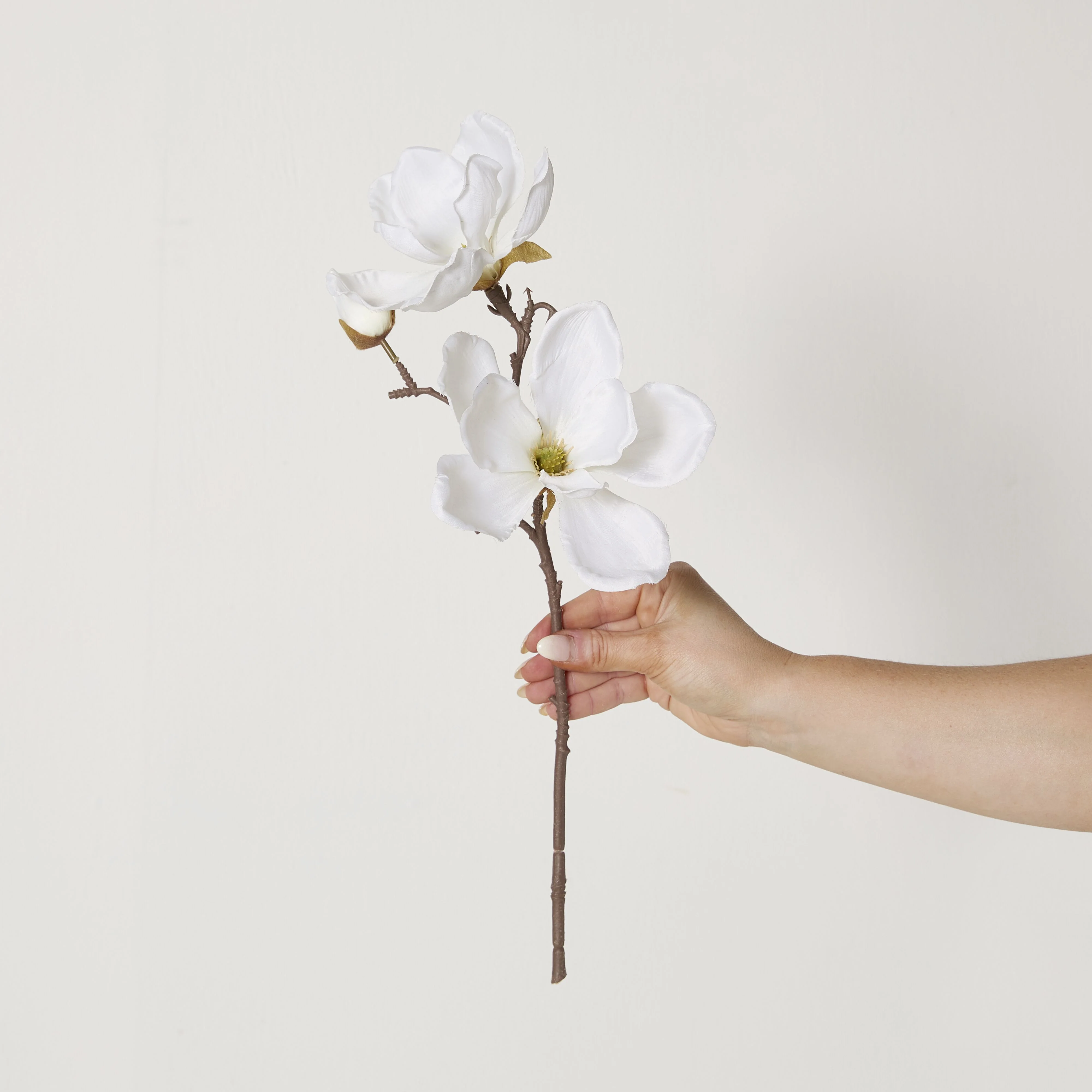 Bloomery Magnolia Stem White 41cm - Image 4