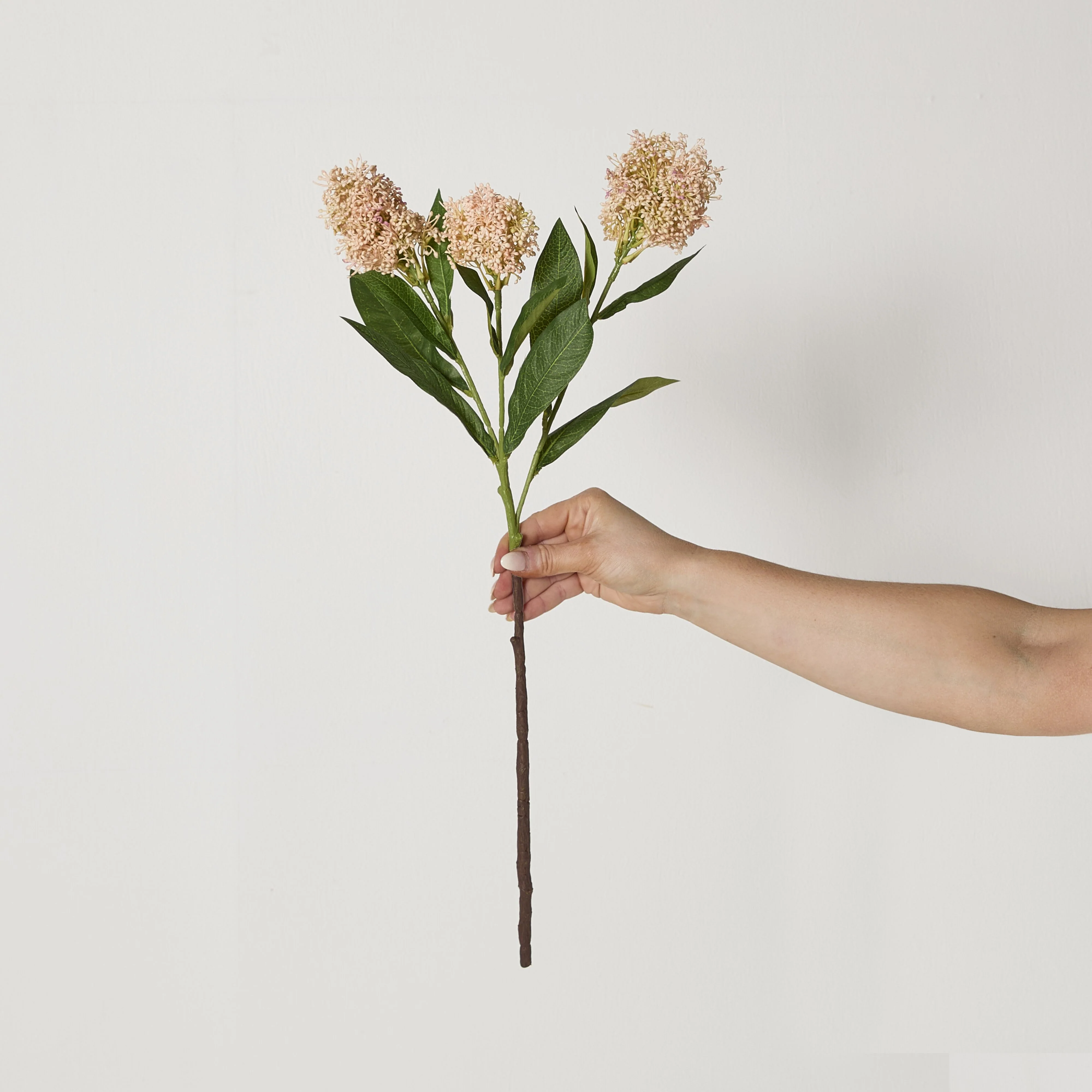 Bloomery Viburnum Stem Pink 57cm - Image 4