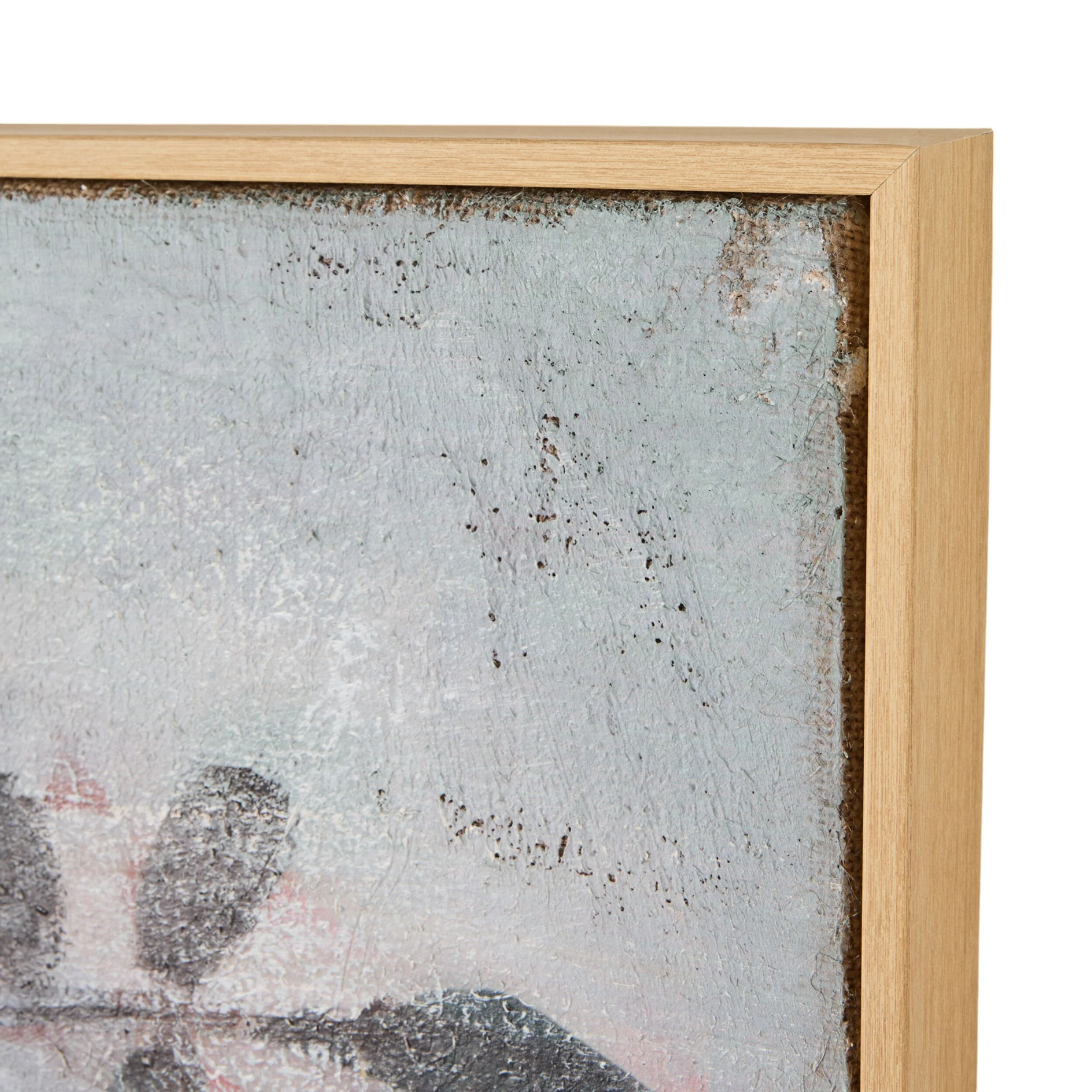 Blossom Beautiful Framed Hessian Print 100x140cm - Image 3