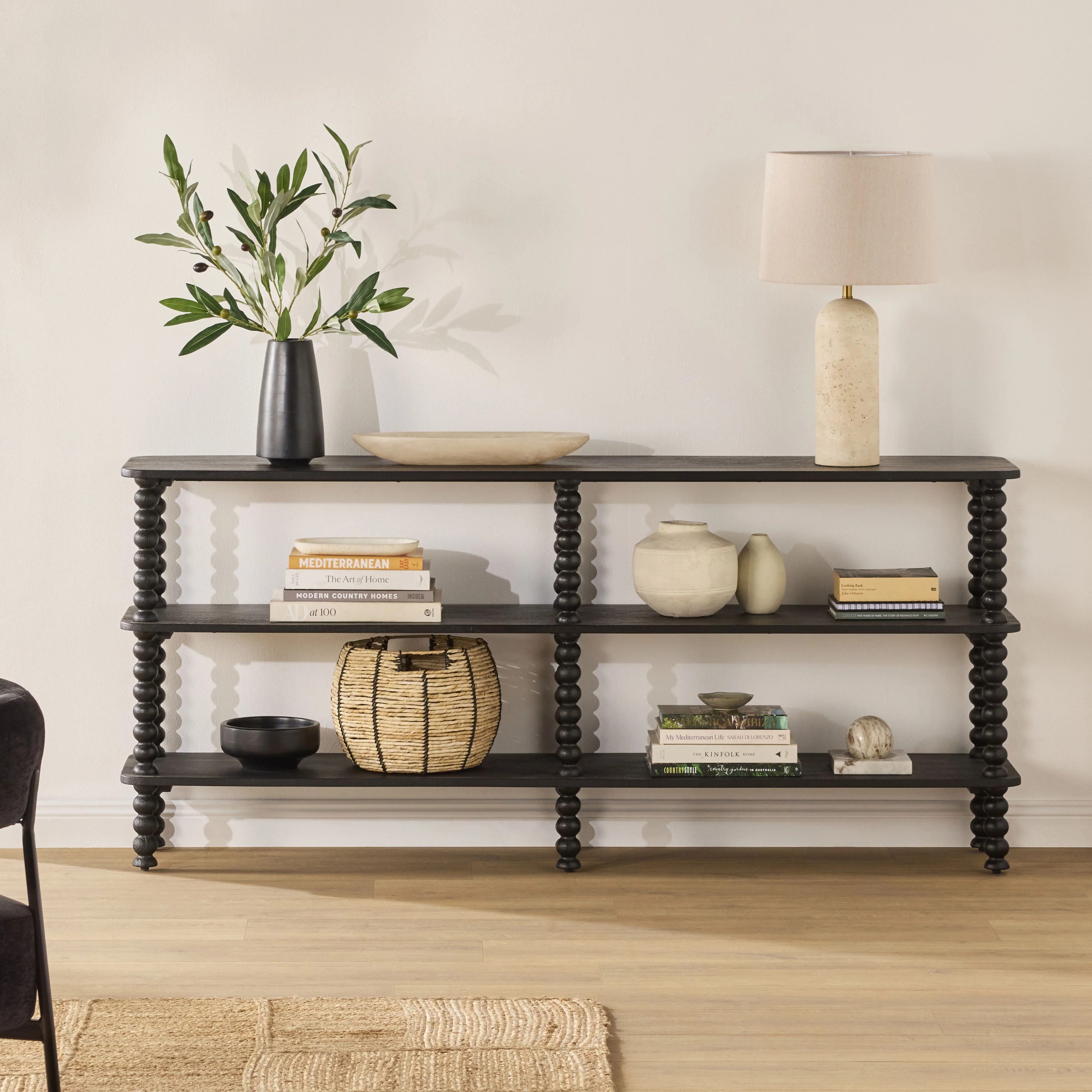 Bobbin Low Line Bookcase - Image 6