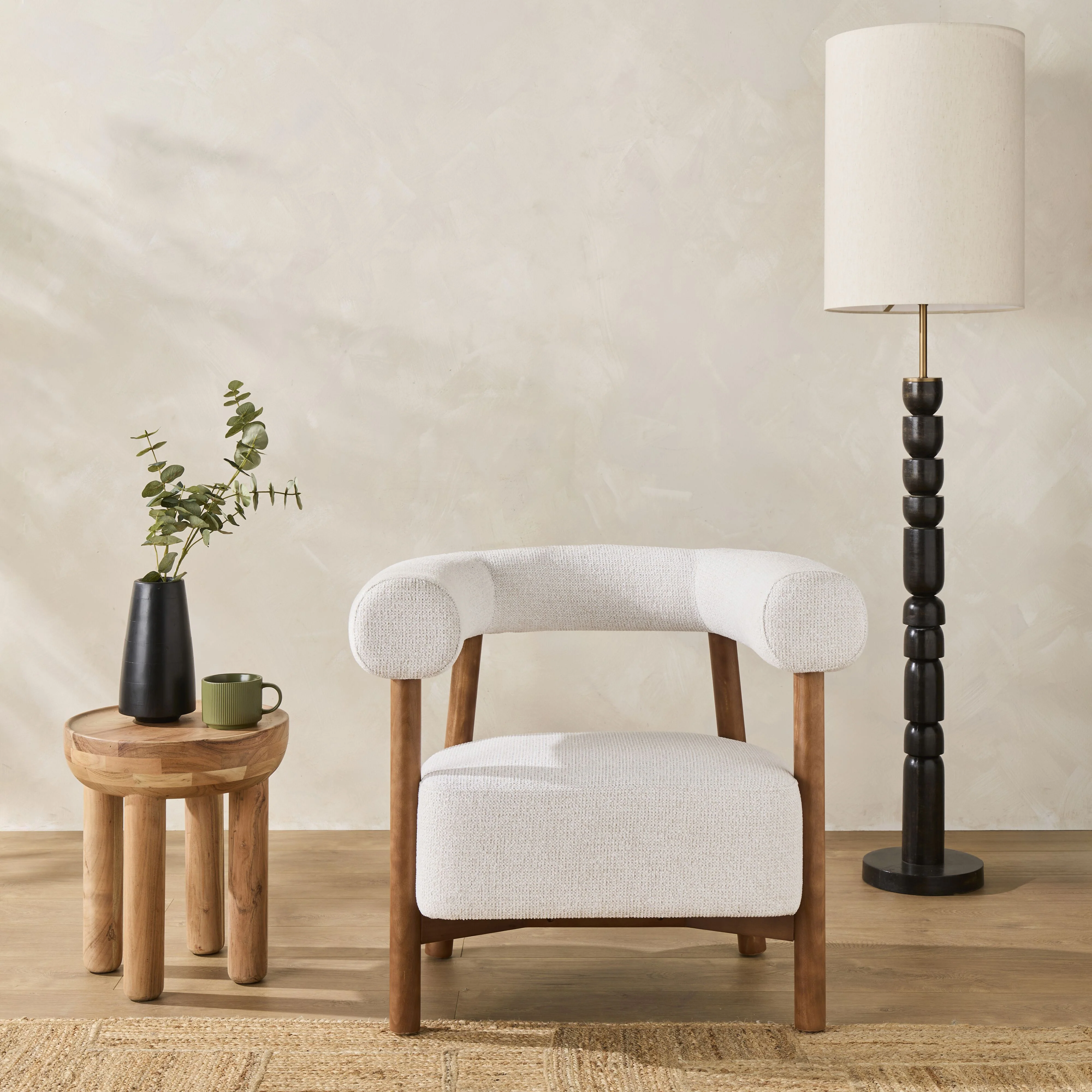 Boca Occasional Chair Ivory - Image 8